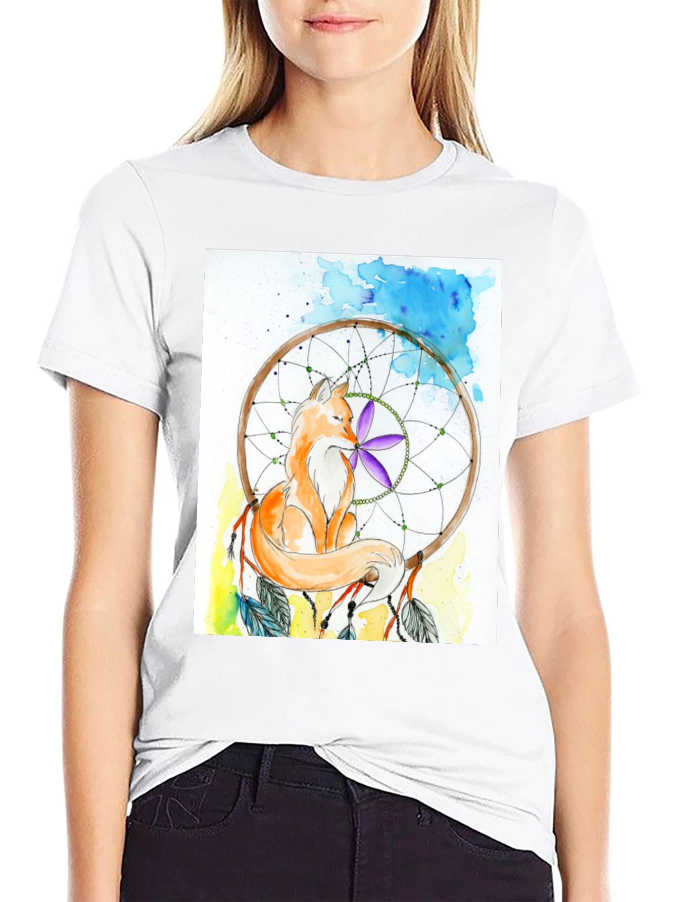 Fox Dreamcatcher Graphic Tee - Unisex