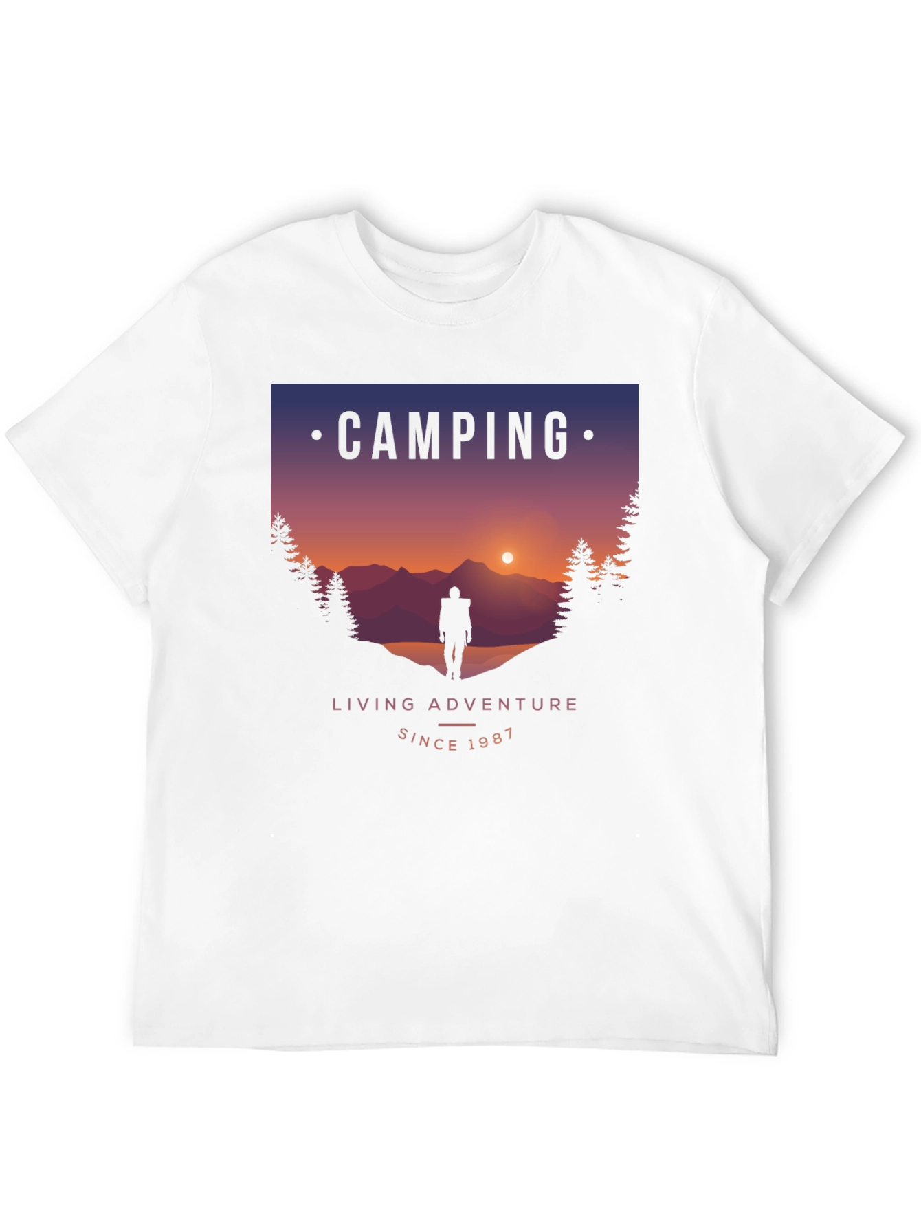 Camping Adventure Graphic Tee - Since 1987