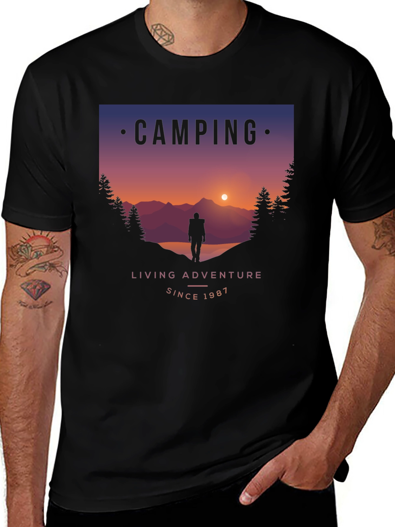 Camping Adventure Graphic Tee - Since 1987