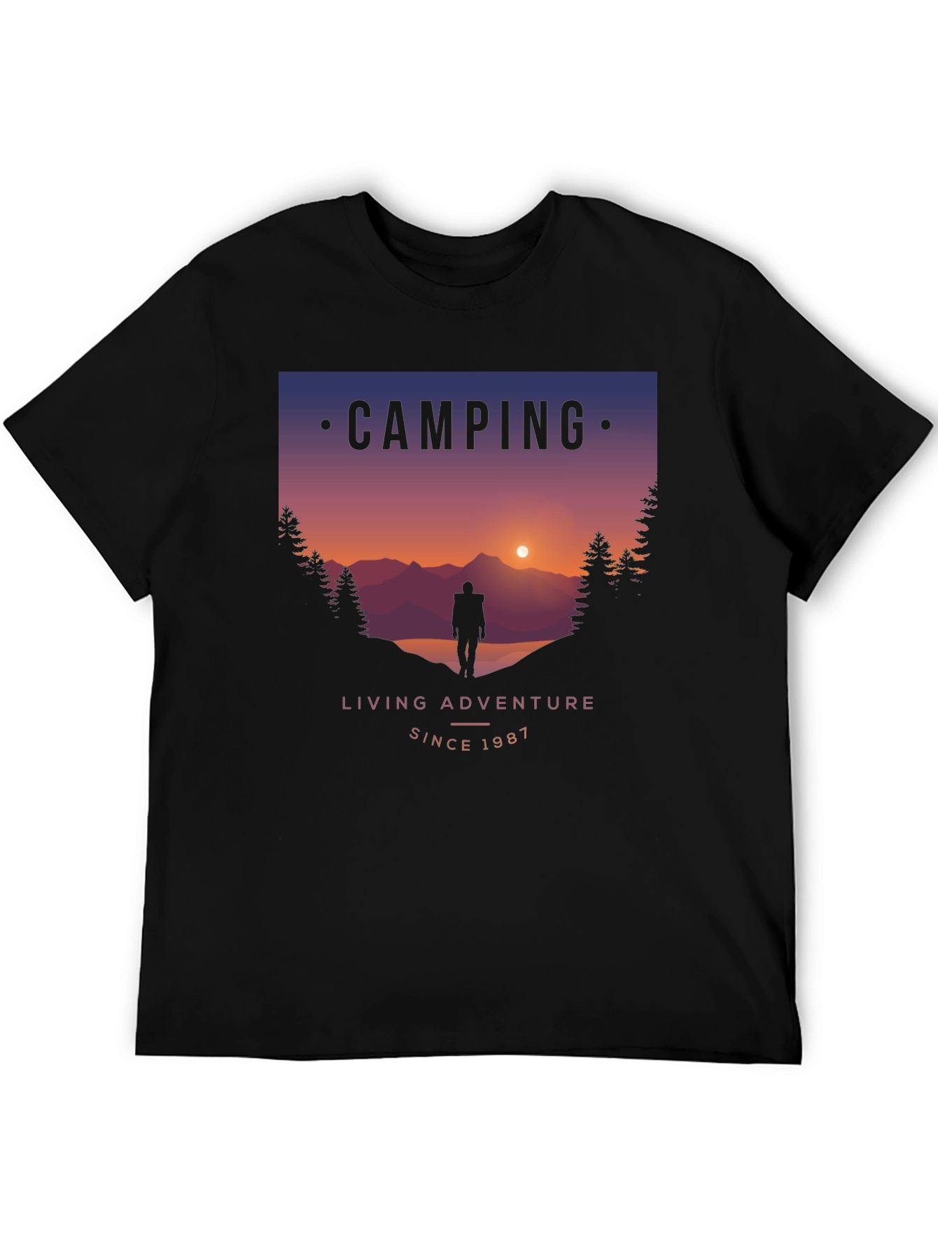 Camping Adventure Graphic Tee - Since 1987
