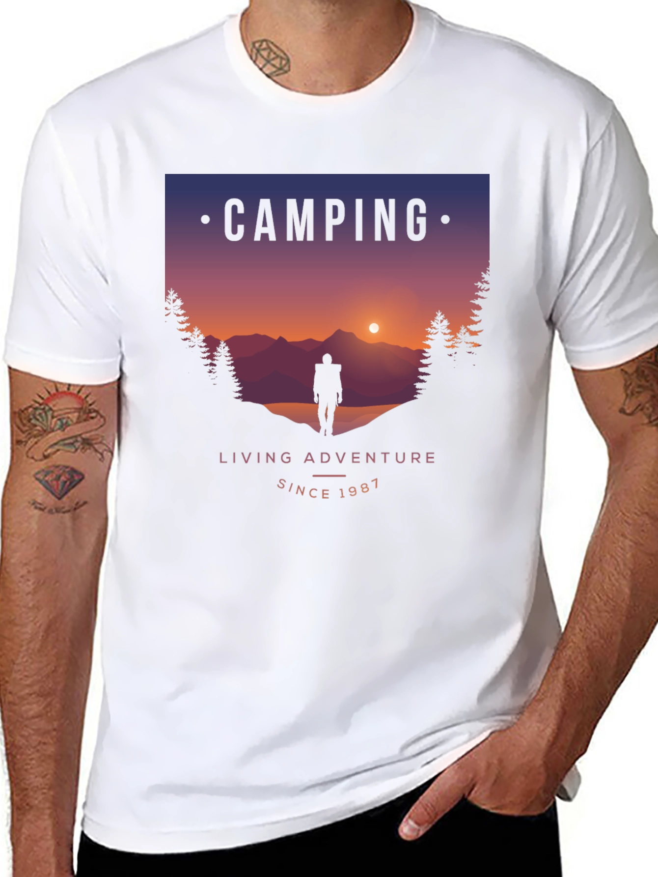 Camping Adventure Graphic Tee - Since 1987