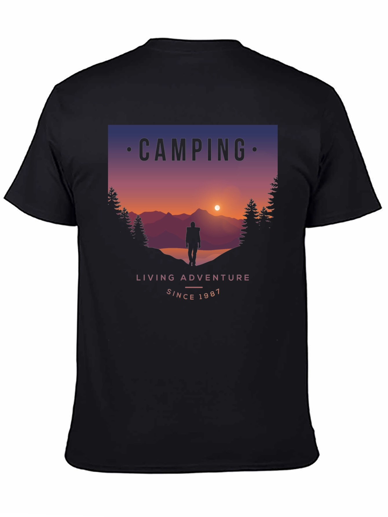 Camping Adventure Graphic Tee - Since 1987