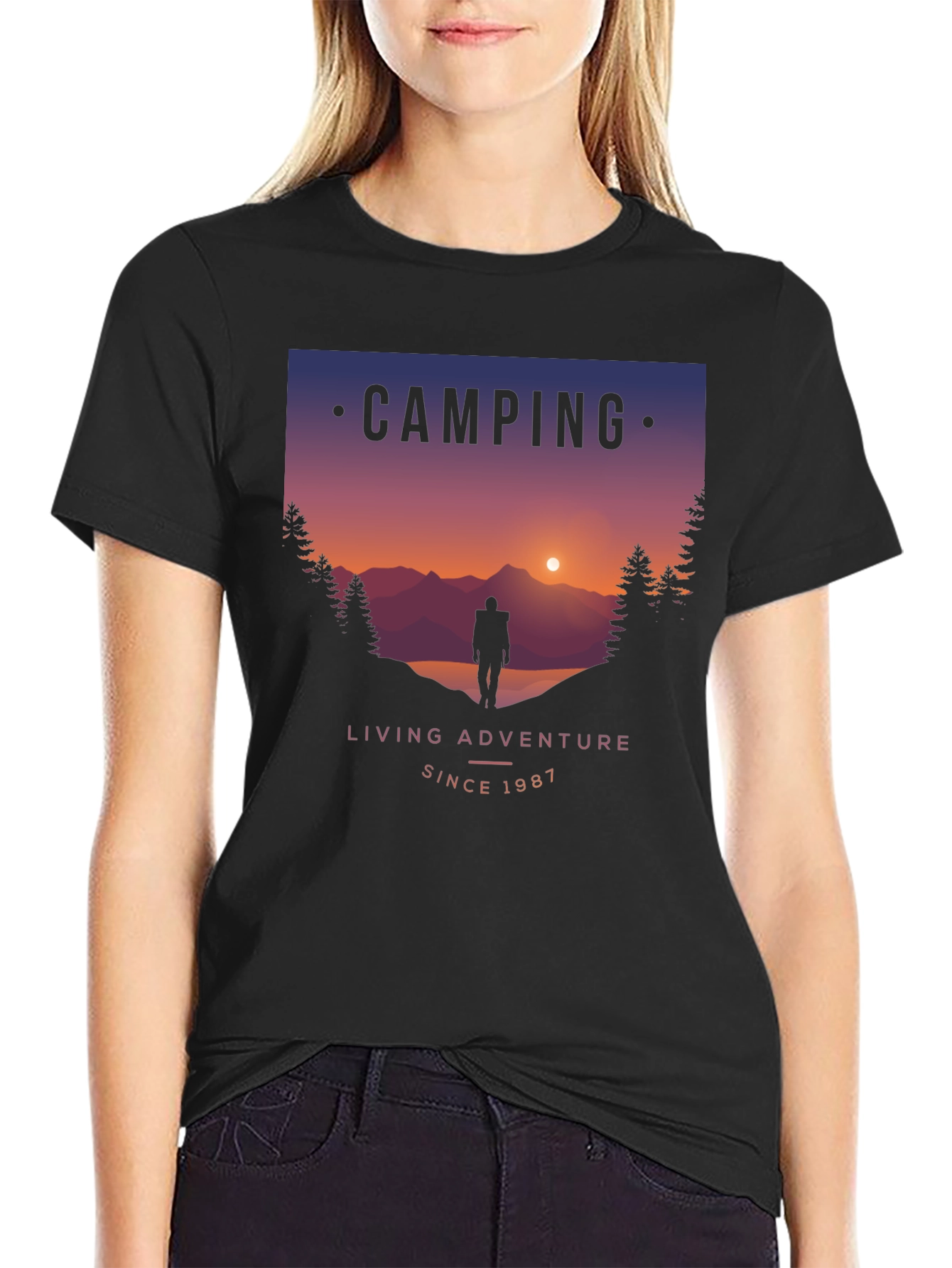 Camping Adventure Graphic Tee - Since 1987
