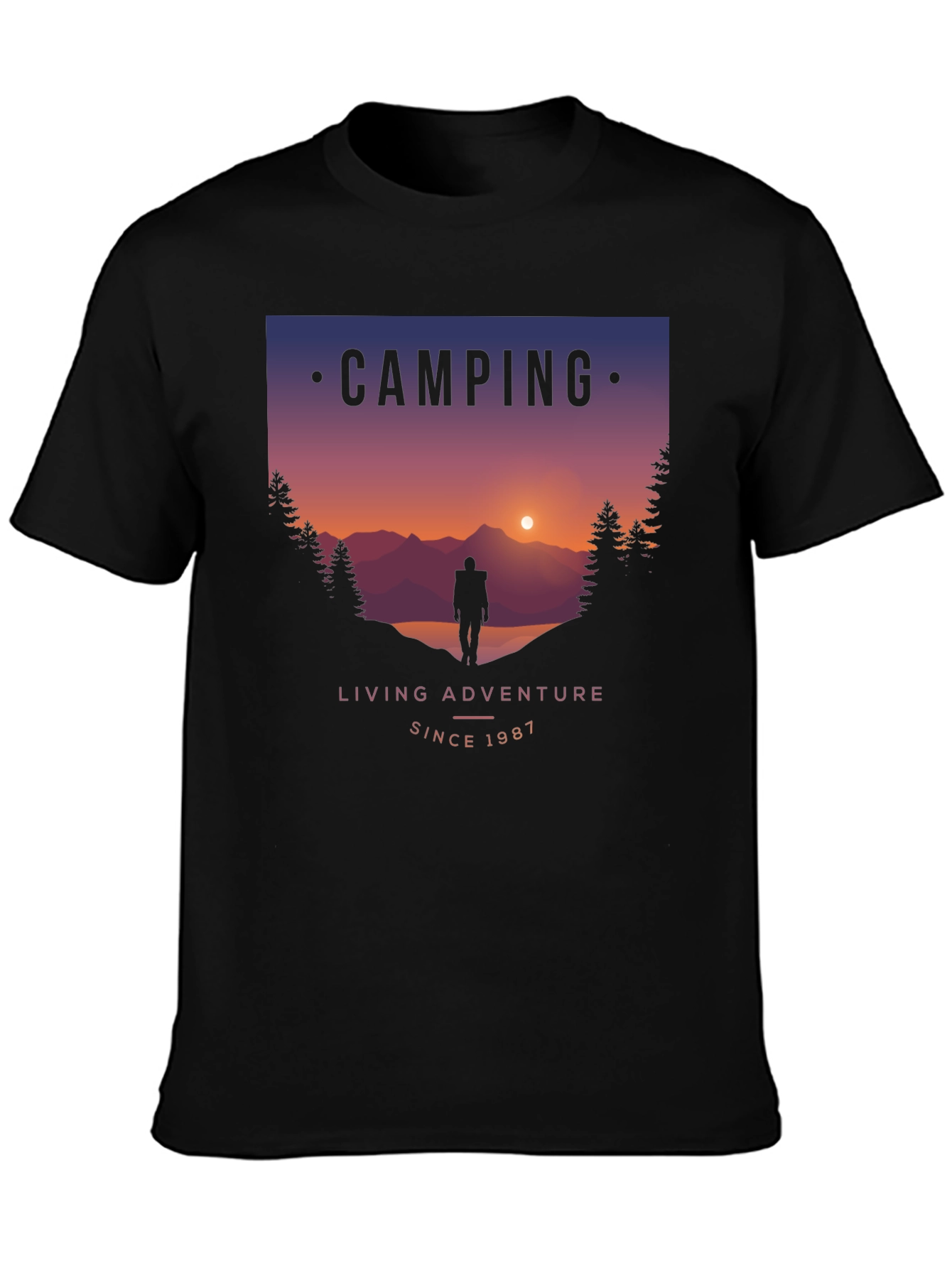Camping Adventure Graphic Tee - Since 1987