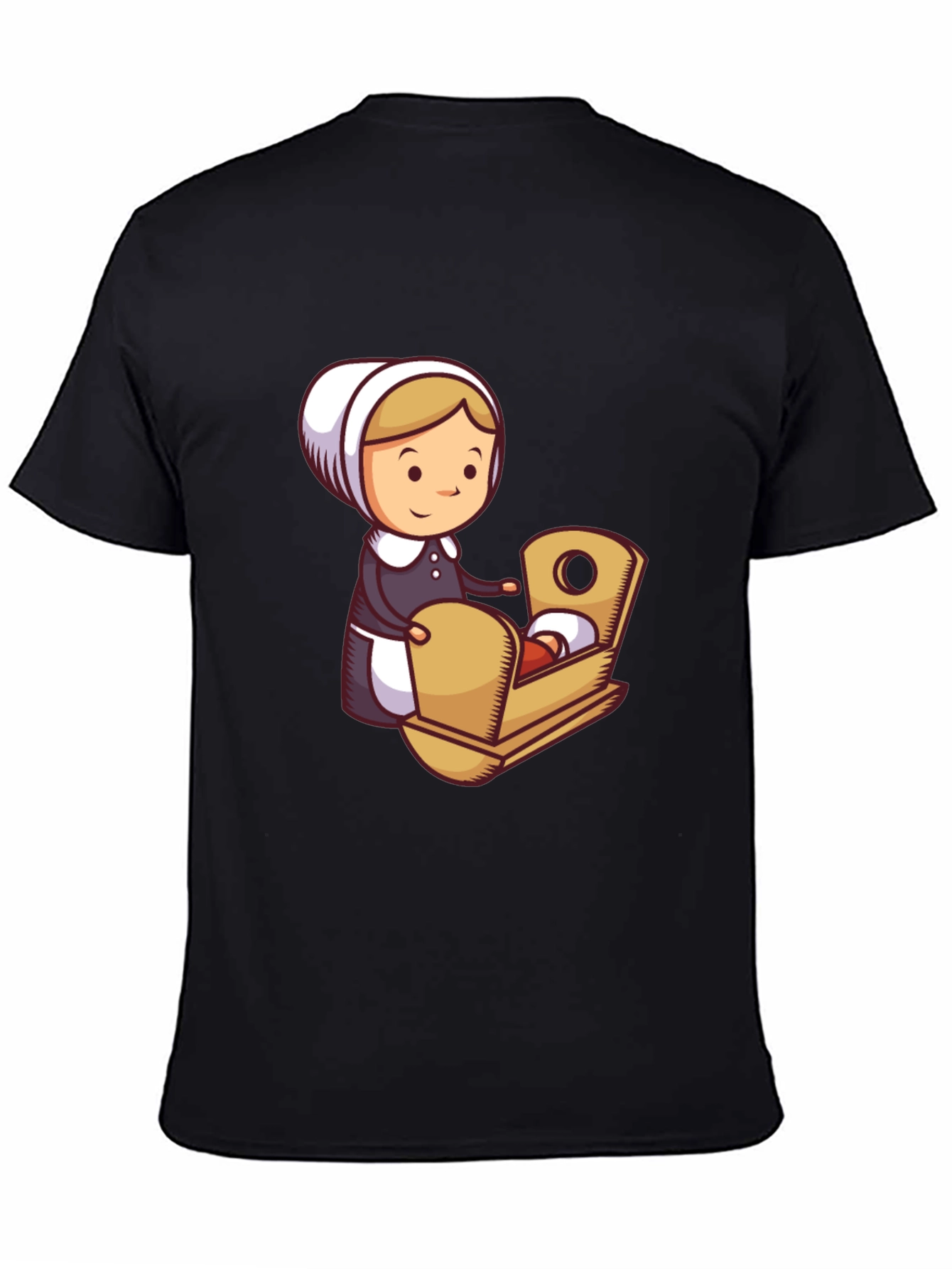 Pilgrim Woman and Baby T-Shirt