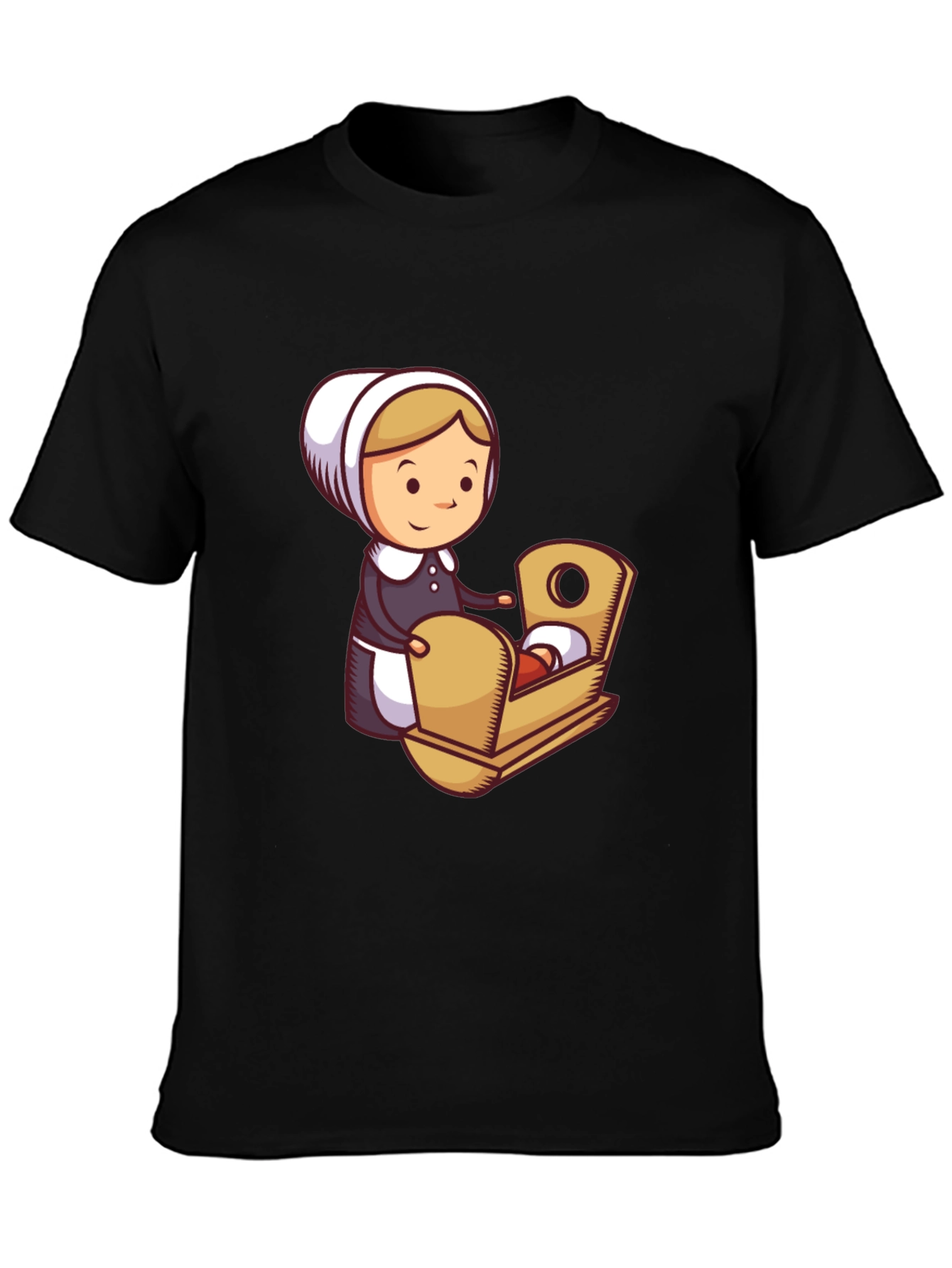 Pilgrim Woman and Baby T-Shirt