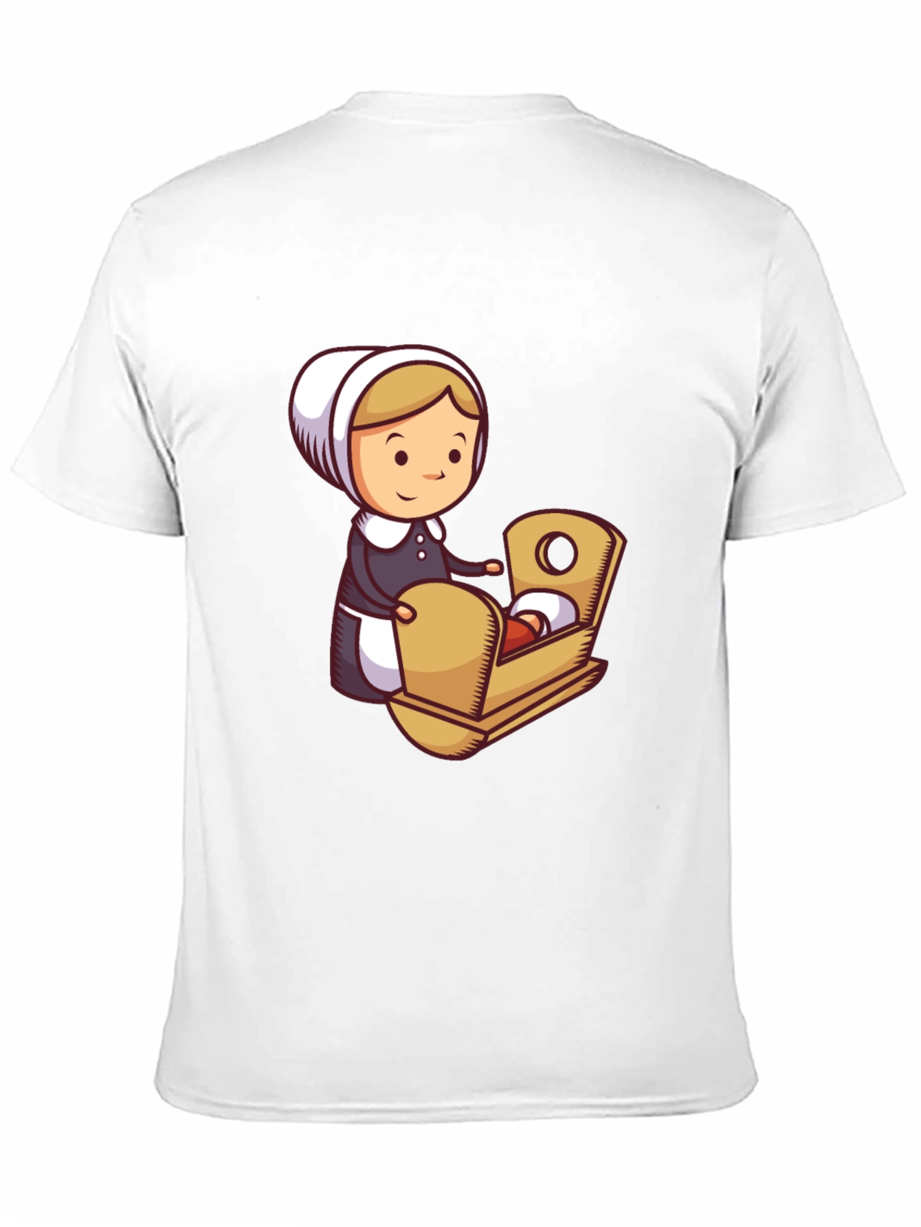 Pilgrim Woman and Baby T-Shirt