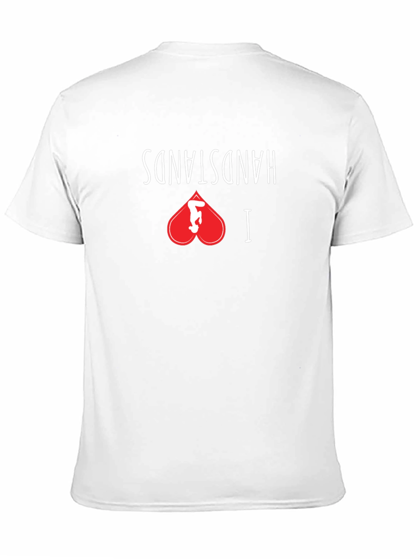 I Love Handstands Black Graphic Tee Shirt