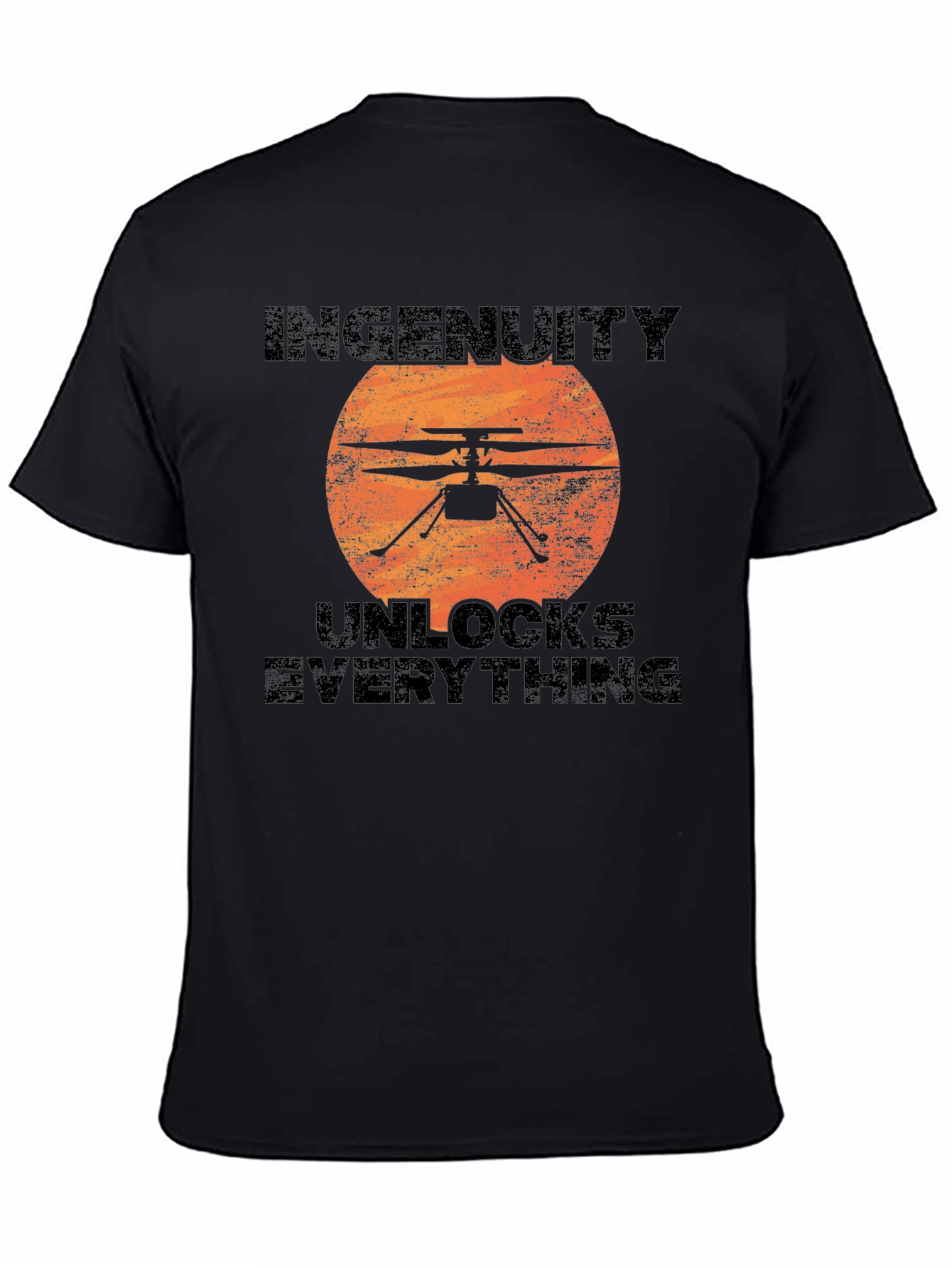Ingenuity Unlocks Everything Black T-Shirt