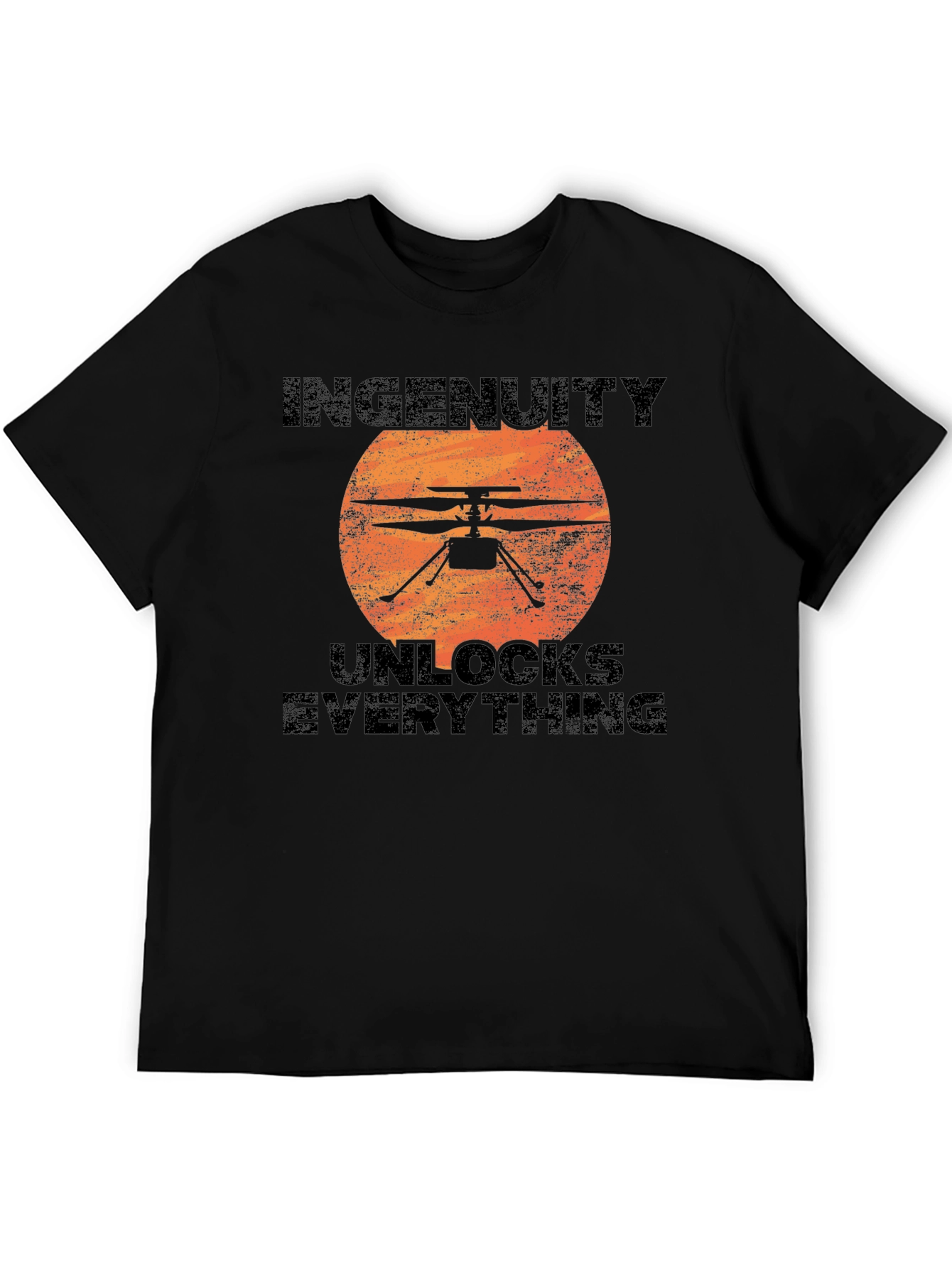 Ingenuity Unlocks Everything Black T-Shirt