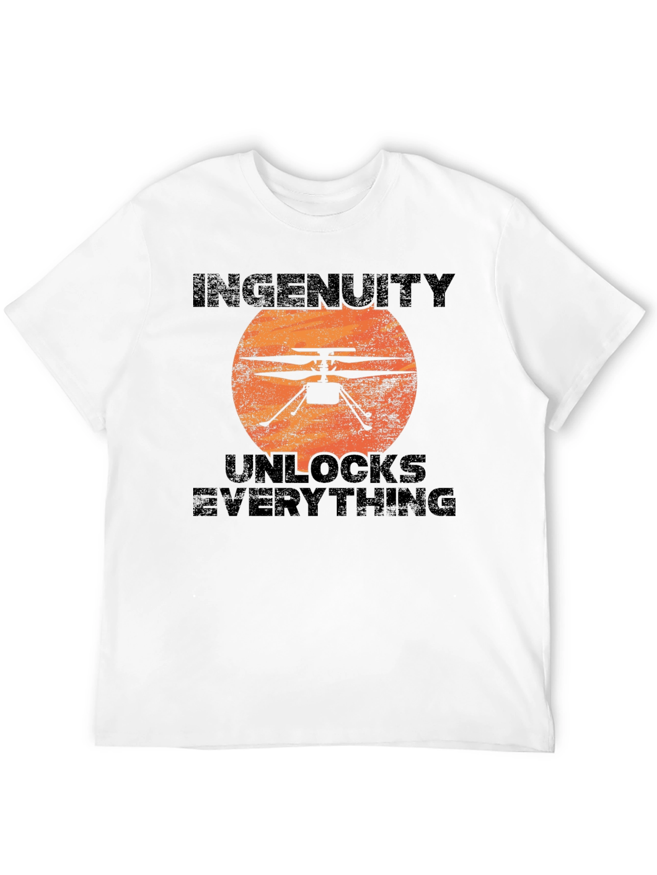 Ingenuity Unlocks Everything Black T-Shirt