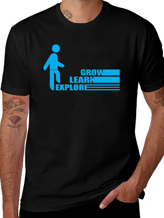 Grow Learn Explore Graphic Tee