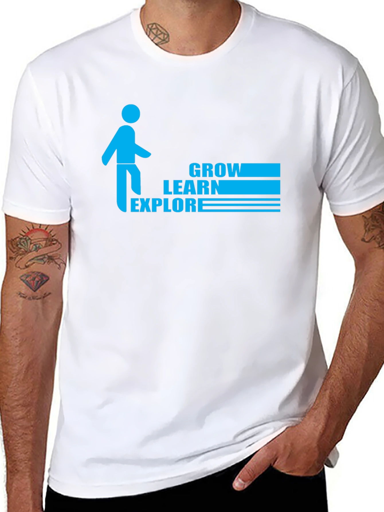 Grow Learn Explore Graphic Tee