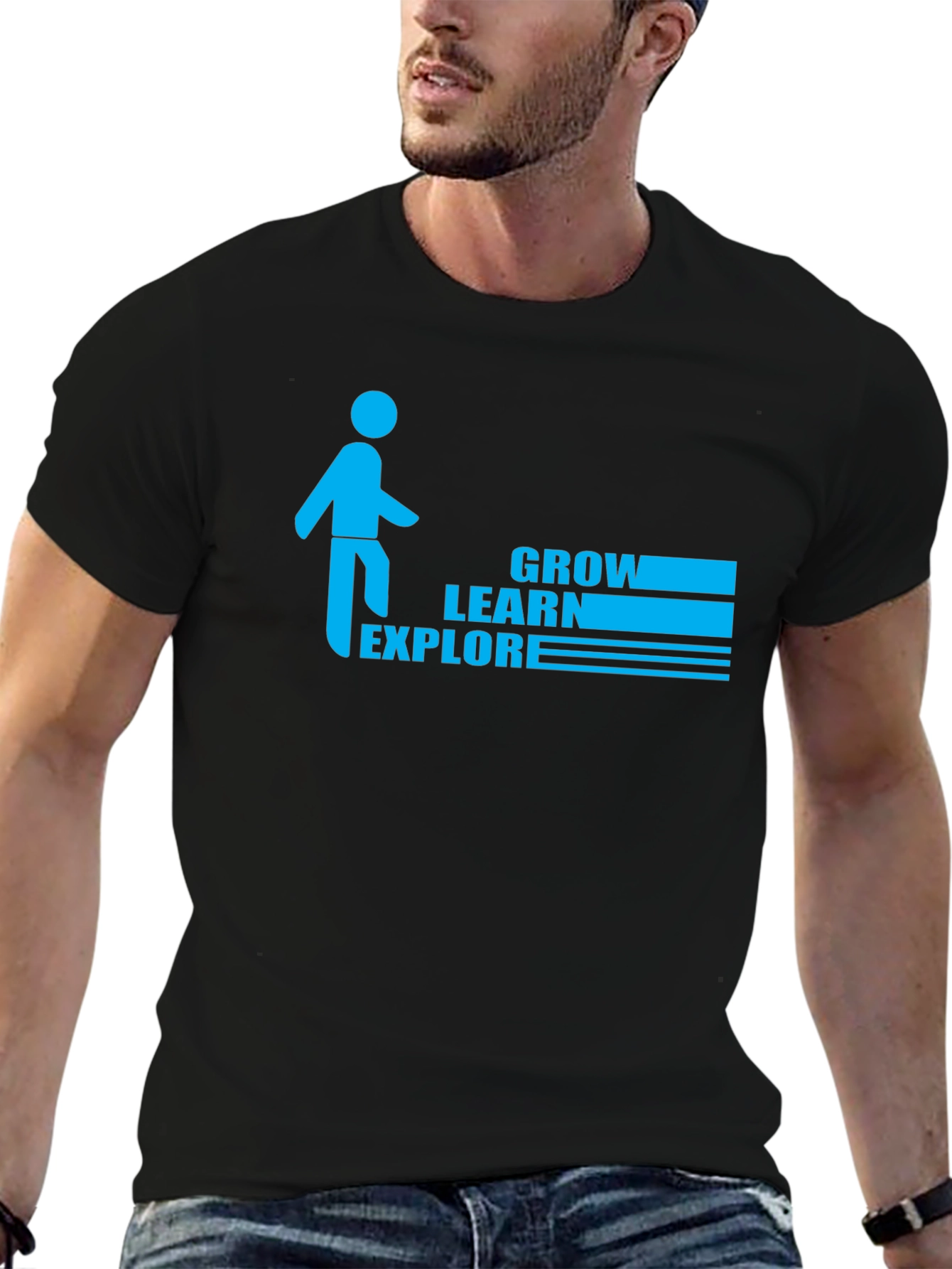 Grow Learn Explore Graphic Tee