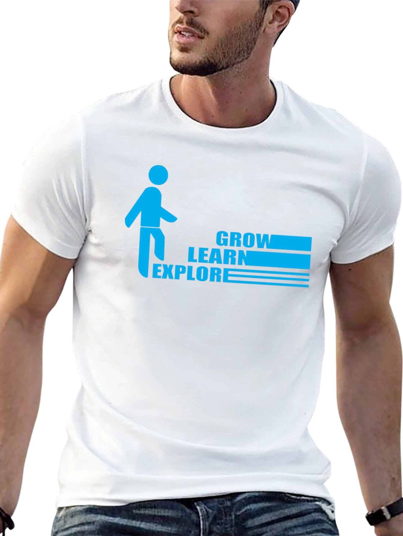 Grow Learn Explore Graphic Tee