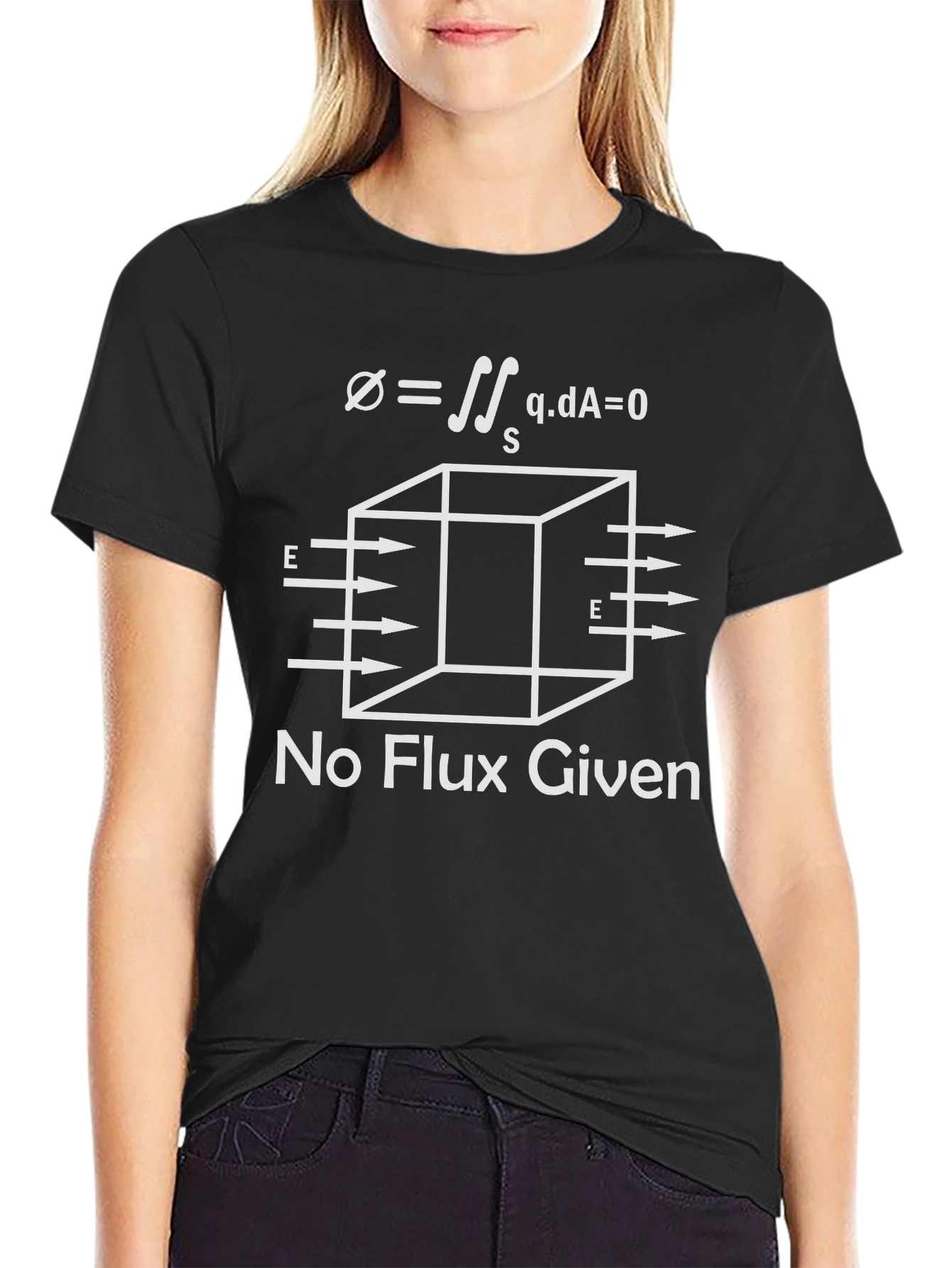 No Flux Given T-Shirt - Physics Humor