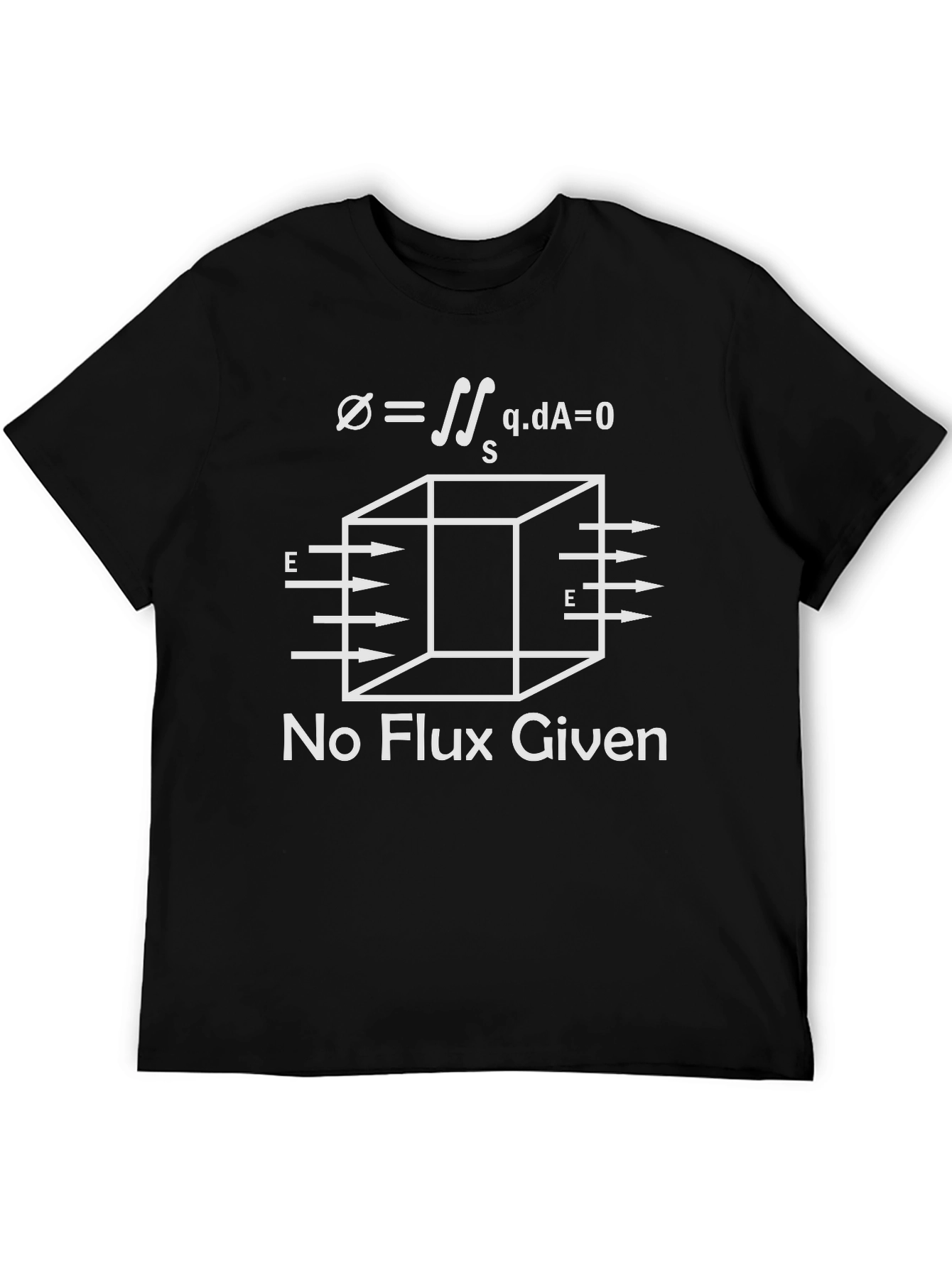No Flux Given T-Shirt - Physics Humor