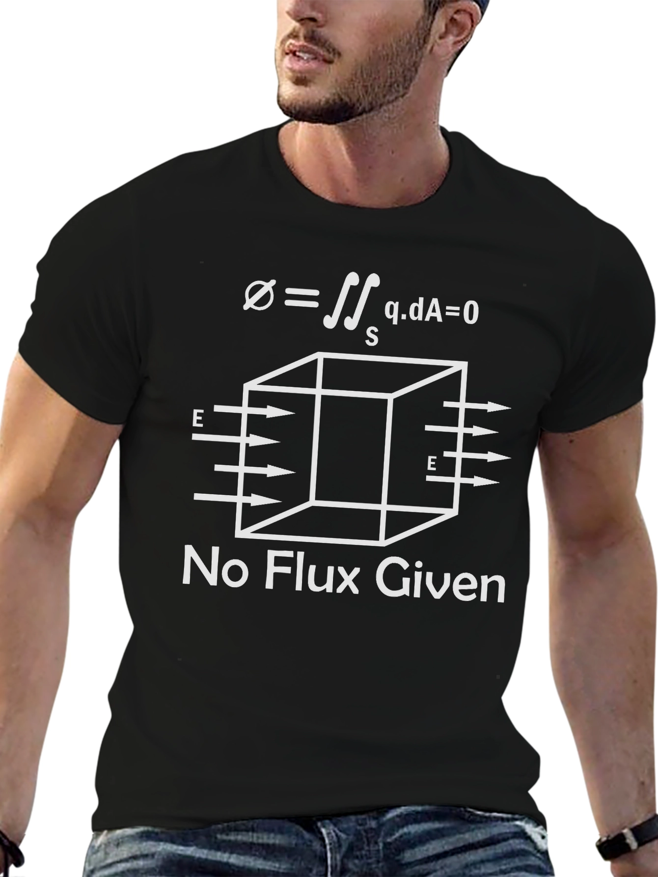 No Flux Given T-Shirt - Physics Humor