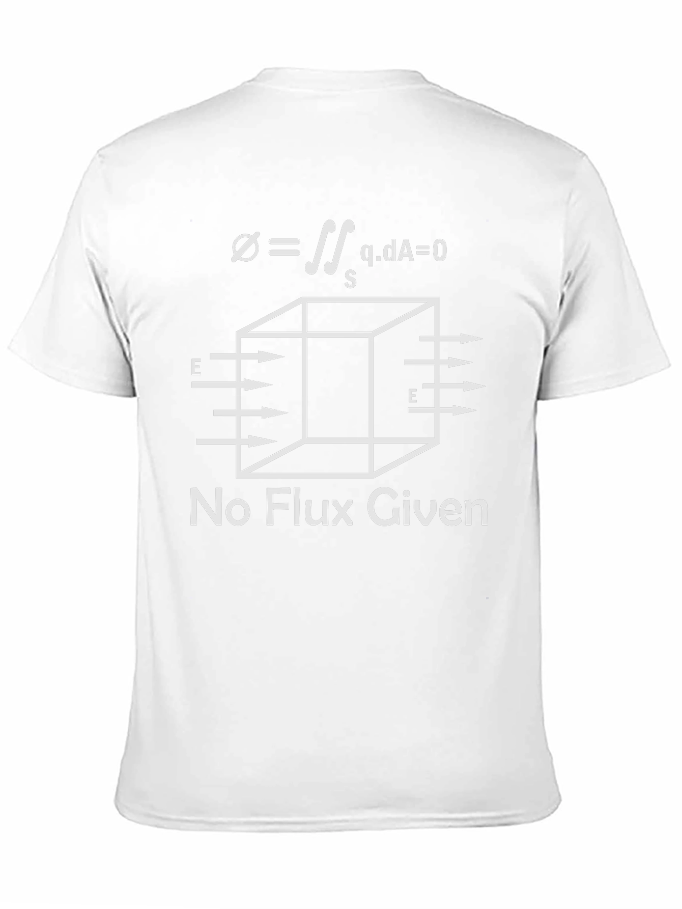 No Flux Given T-Shirt - Physics Humor