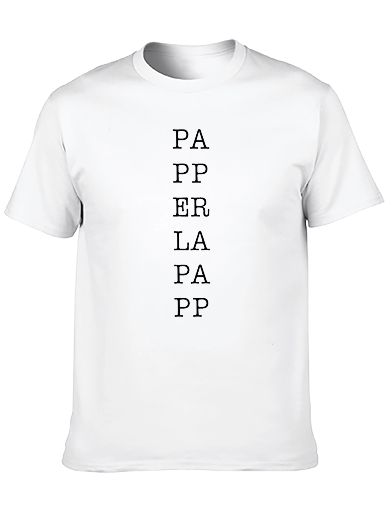 Papperla Black Crew Neck T-Shirt