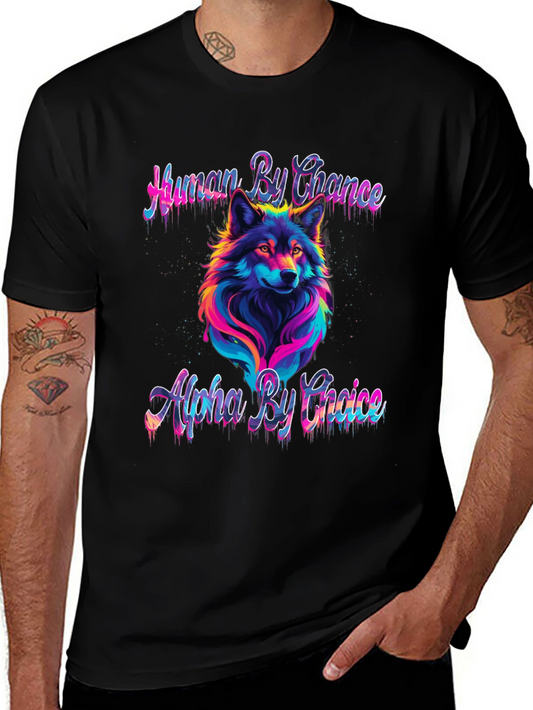 Human By Chance Alpha Wolf T-Shirt