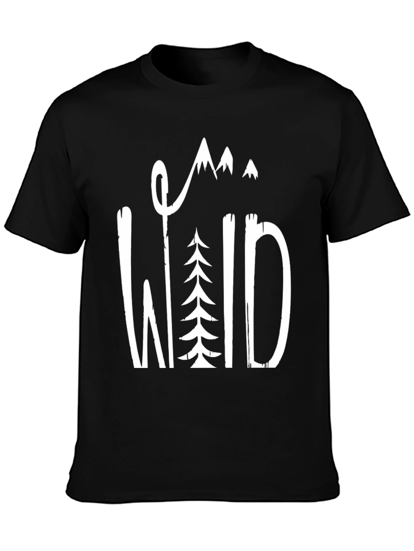 Wild Graphic Tee - Nature Inspired Mountain T-Shirt