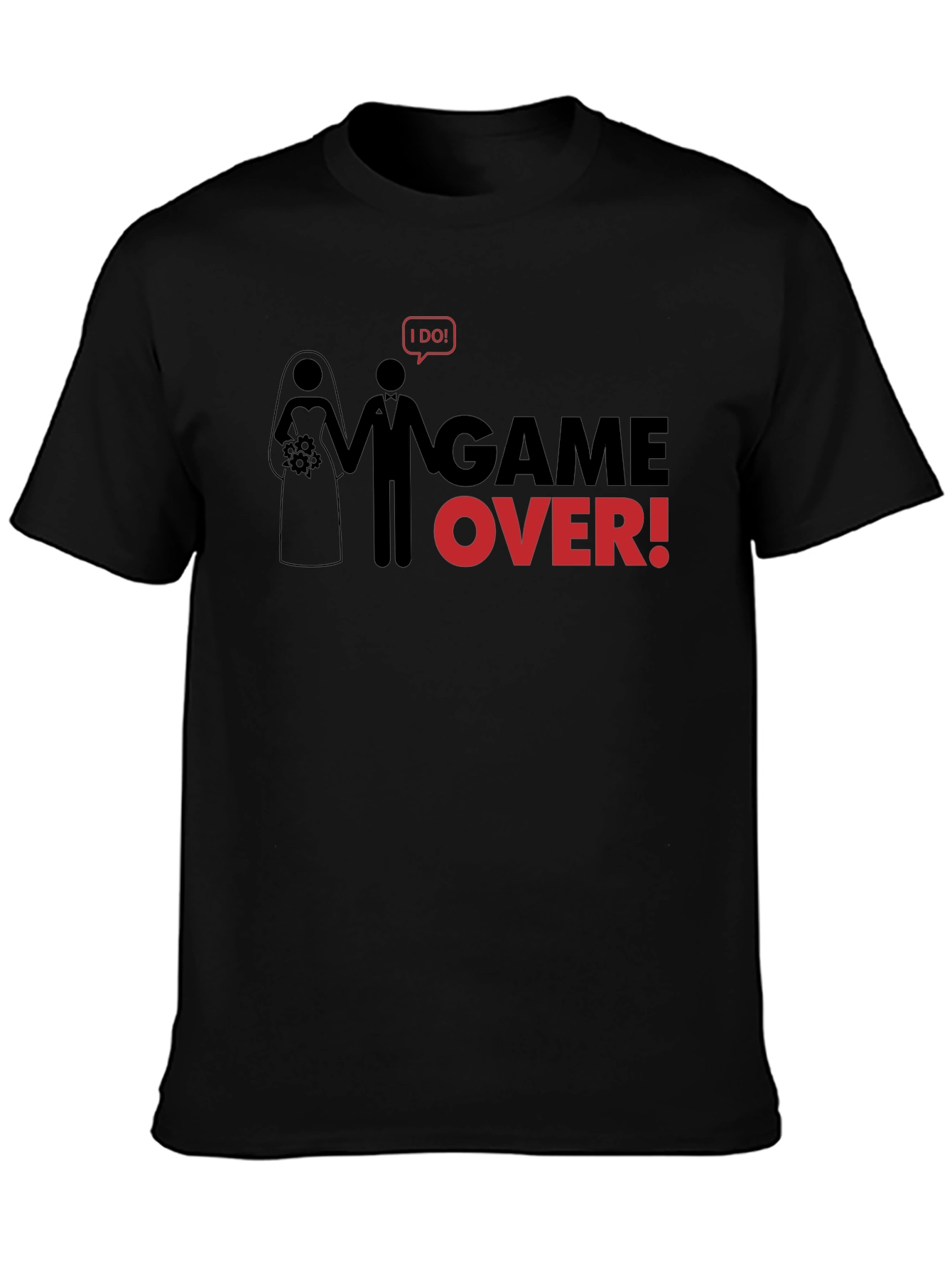 Game Over Wedding T-Shirt - Funny Groom Tee