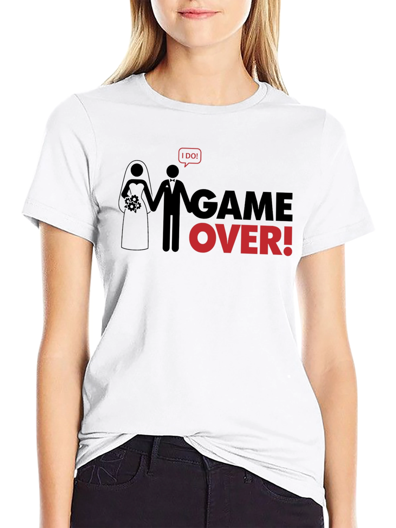 Game Over Wedding T-Shirt - Funny Groom Tee