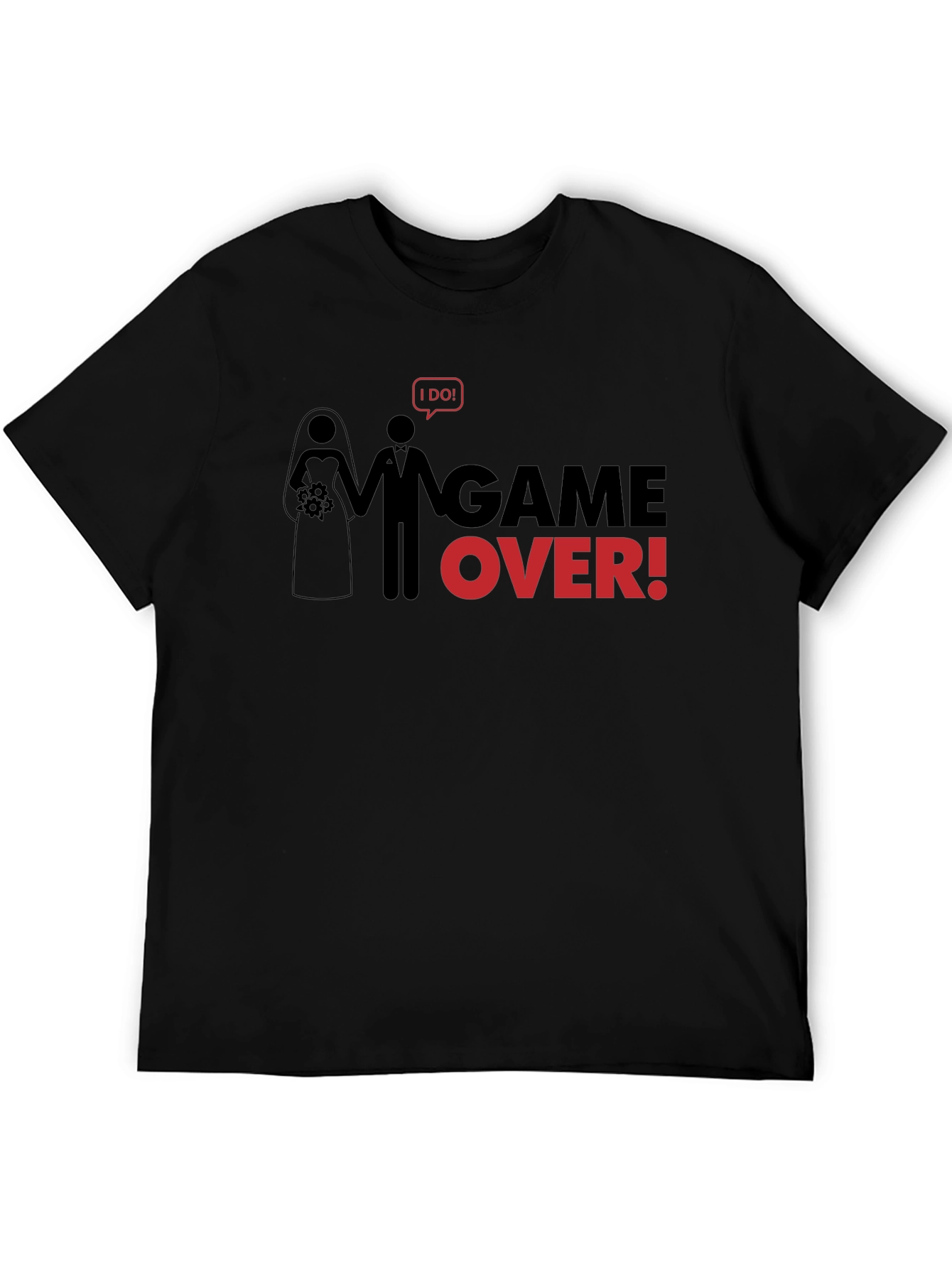 Game Over Wedding T-Shirt - Funny Groom Tee