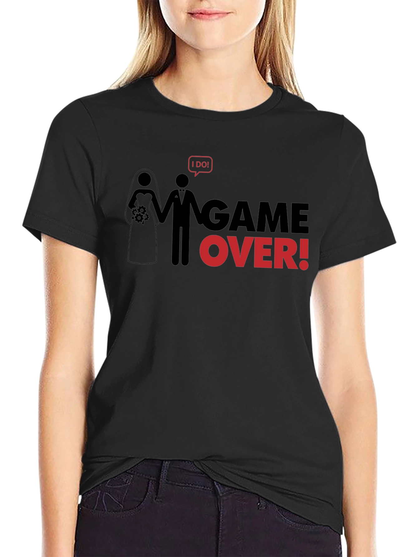 Game Over Wedding T-Shirt - Funny Groom Tee