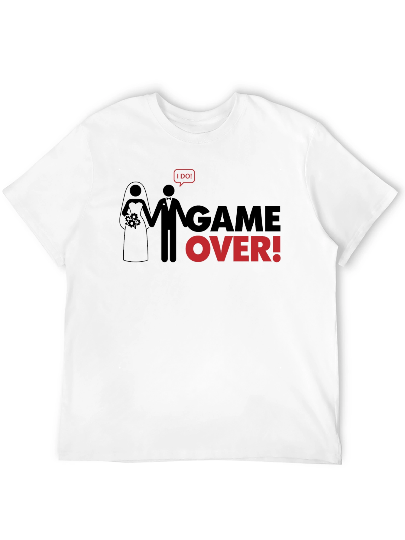 Game Over Wedding T-Shirt - Funny Groom Tee