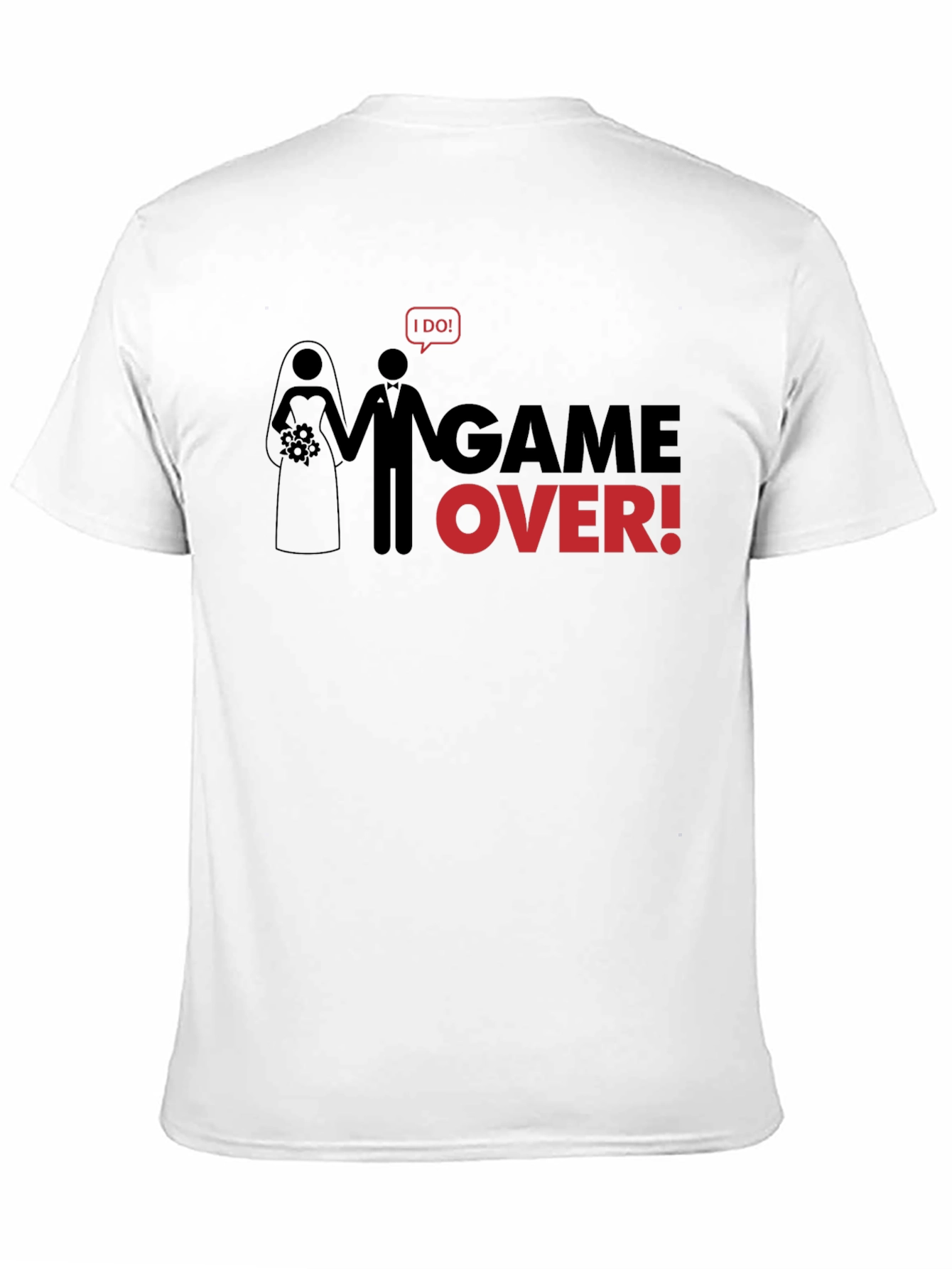 Game Over Wedding T-Shirt - Funny Groom Tee