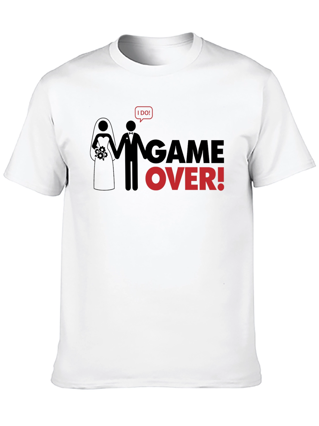 Game Over Wedding T-Shirt - Funny Groom Tee