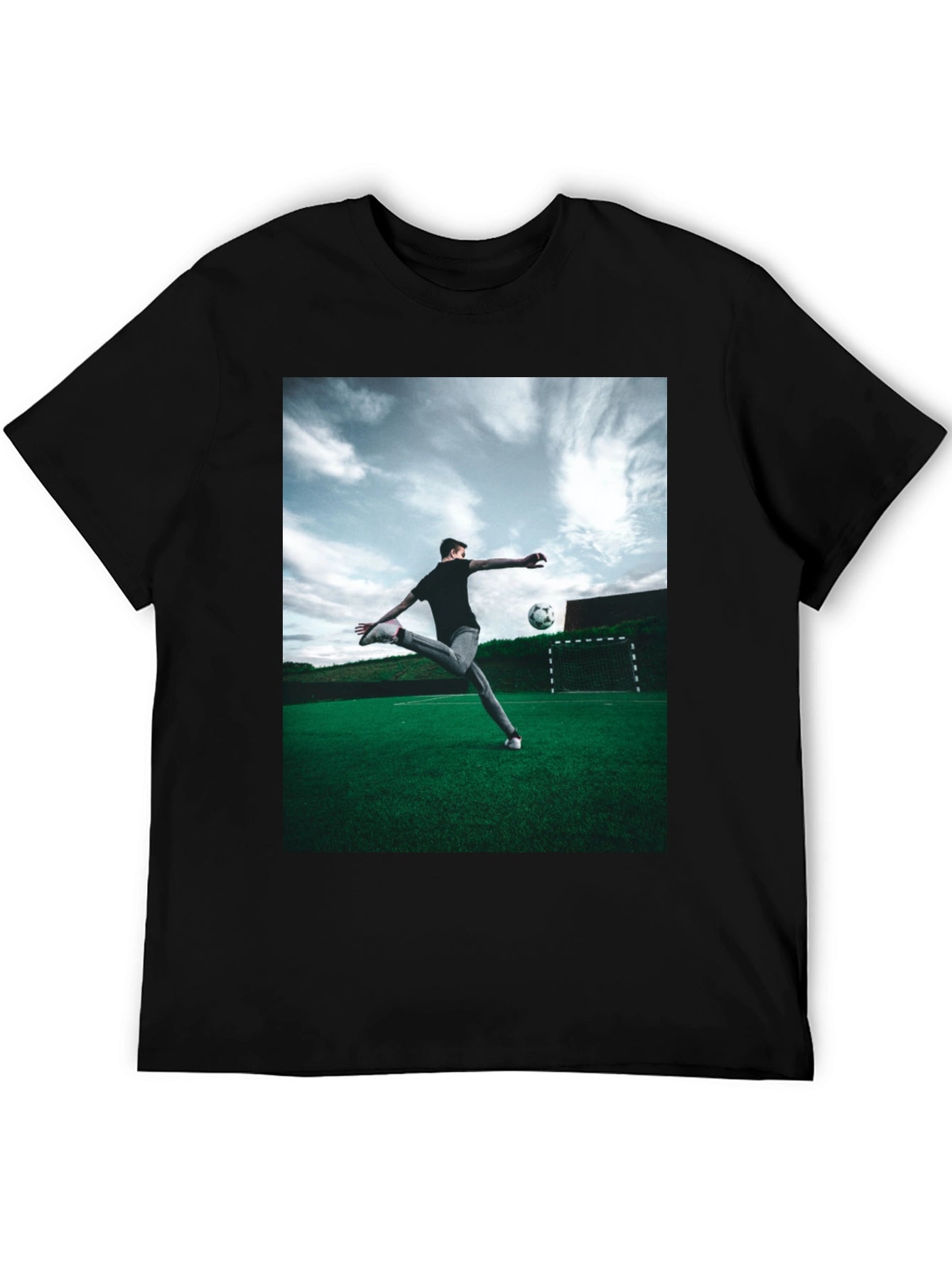 Soccer Kick T-Shirt - Mens Graphic Tee