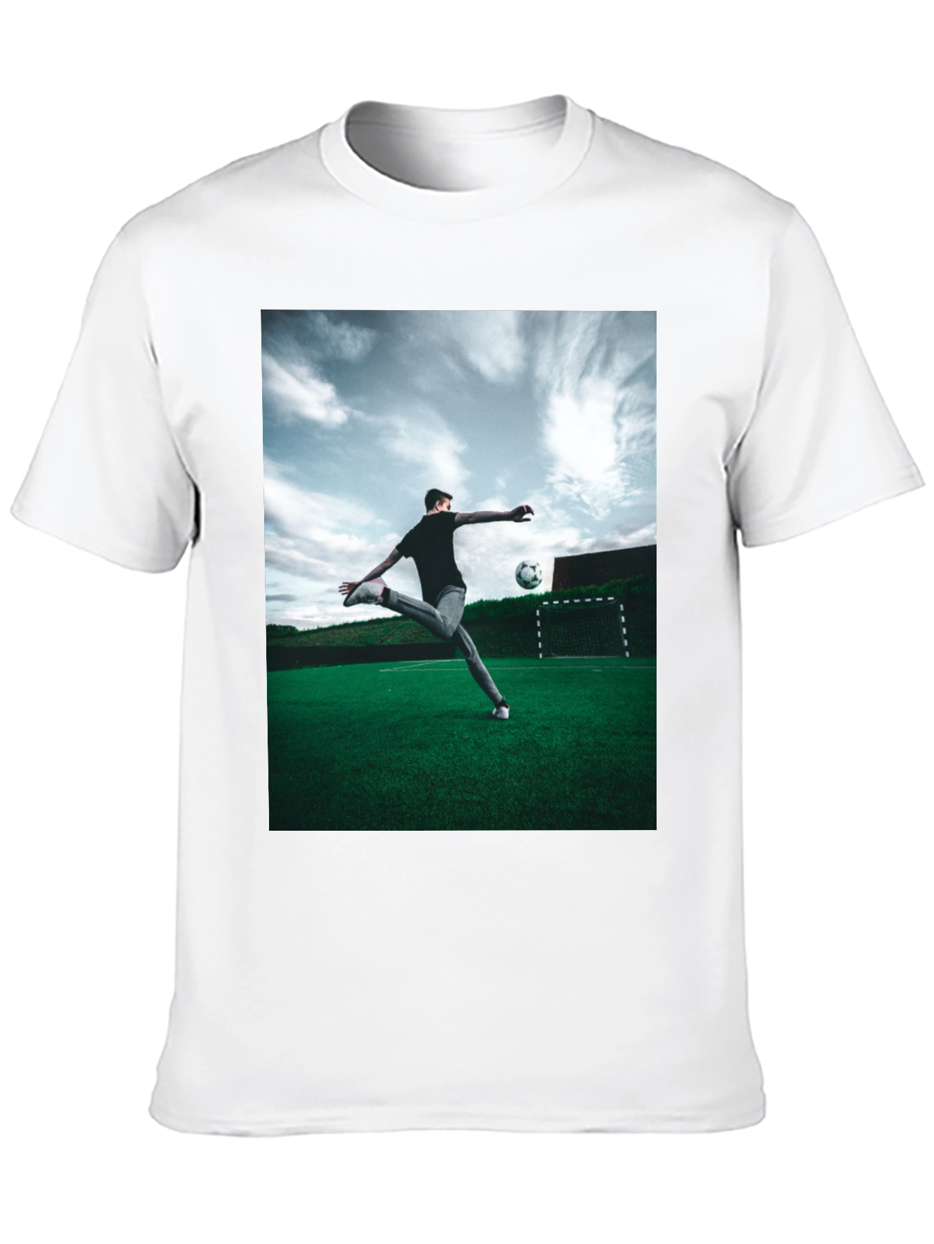 Soccer Kick T-Shirt - Mens Graphic Tee