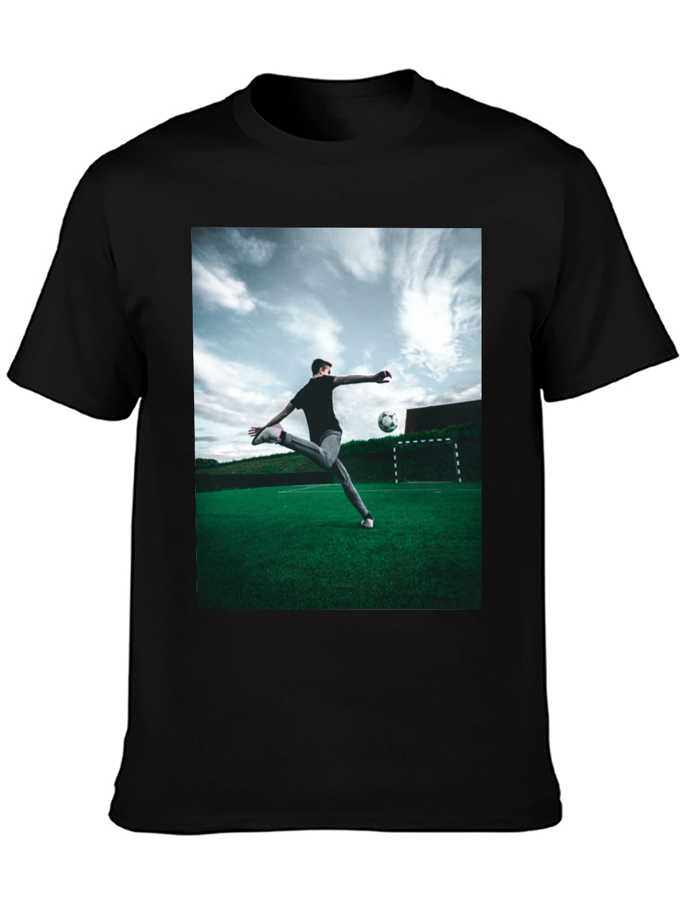 Soccer Kick T-Shirt - Mens Graphic Tee