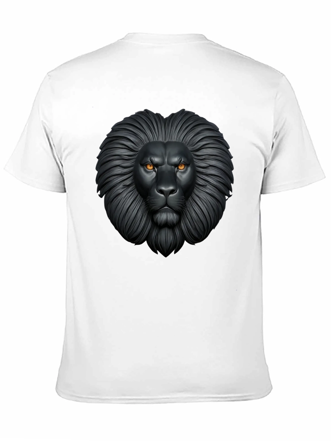 Lion Graphic Black T-Shirt - Fierce Style