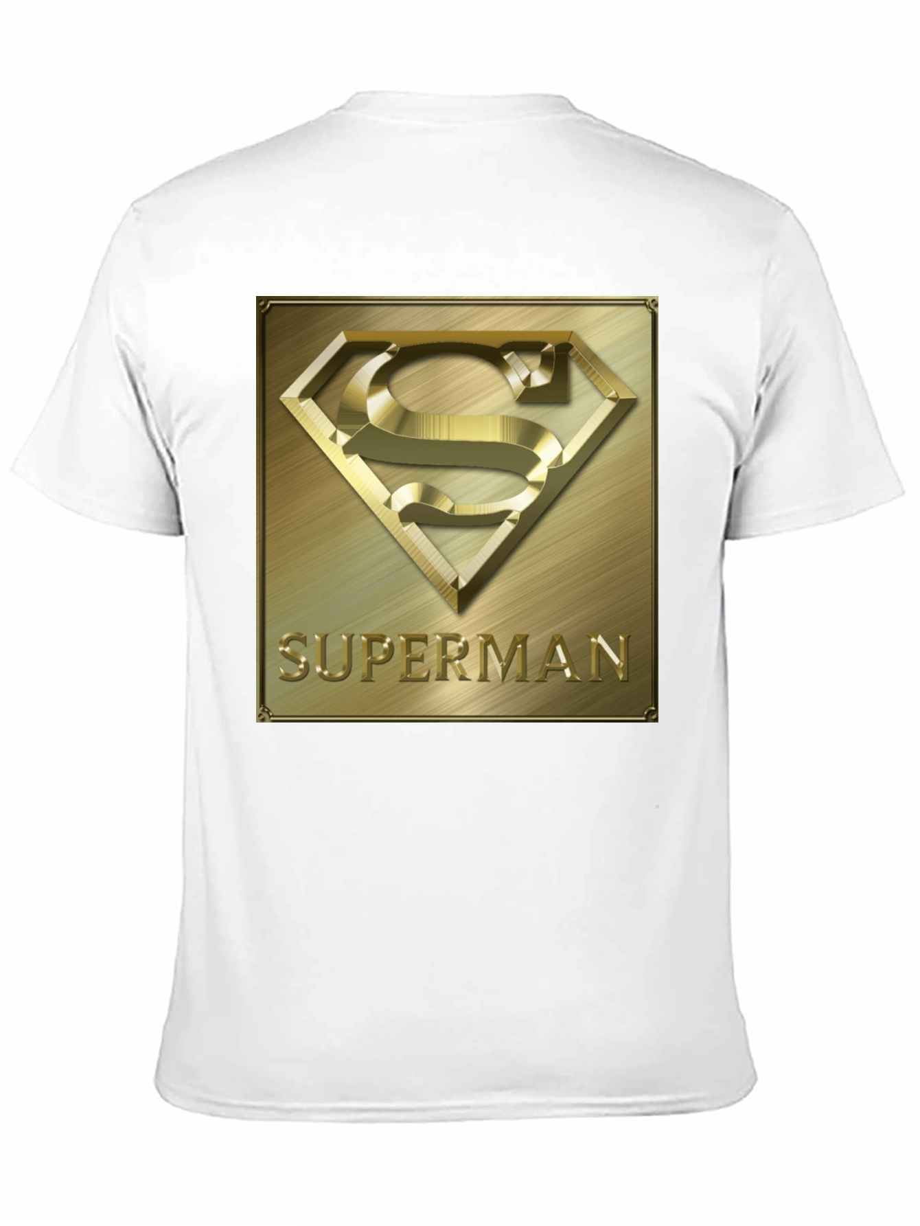Superman Gold Emblem Black T-Shirt