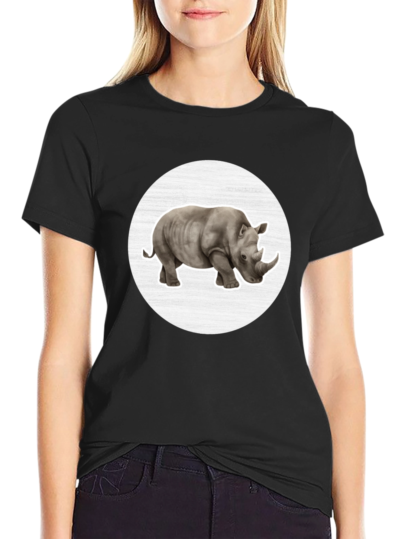 Rhinoceros Graphic Tee - Stylish Comfort