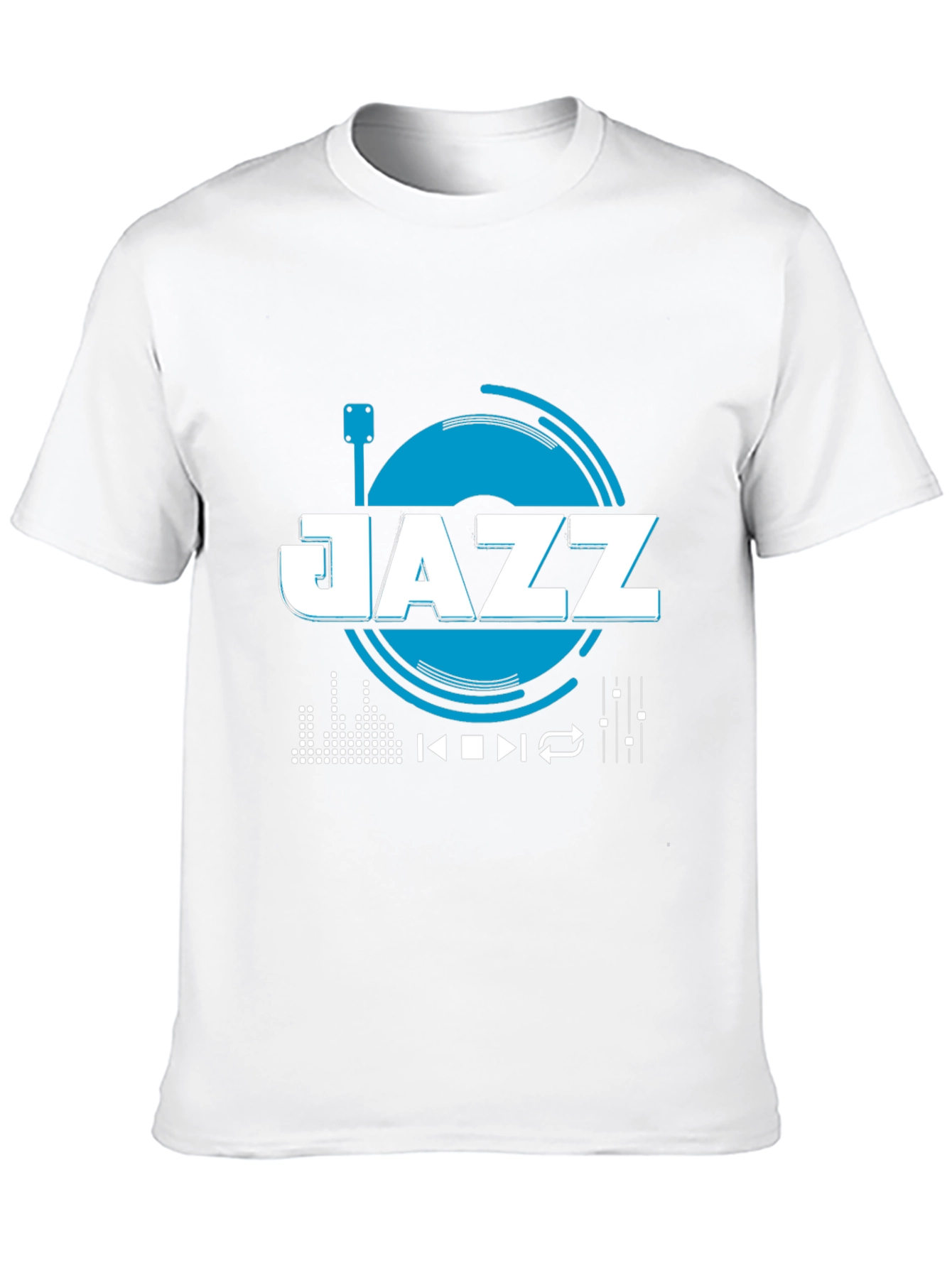 Jazz Music Graphic Tee - Black