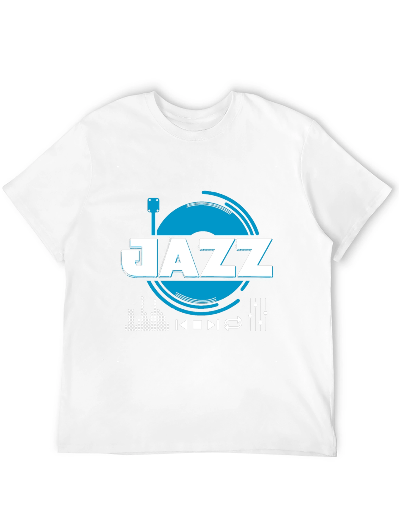 Jazz Music Graphic Tee - Black