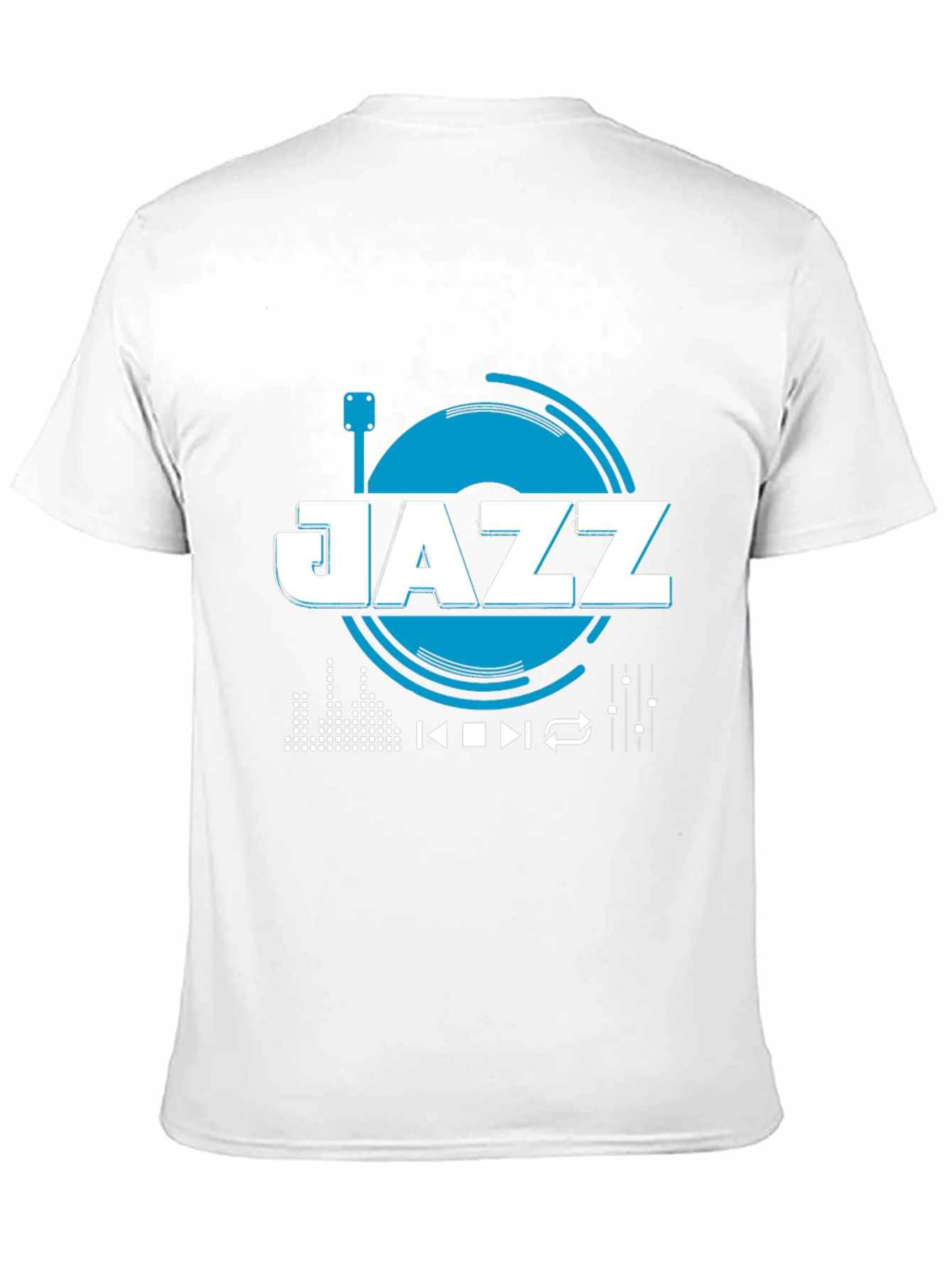 Jazz Music Graphic Tee - Black
