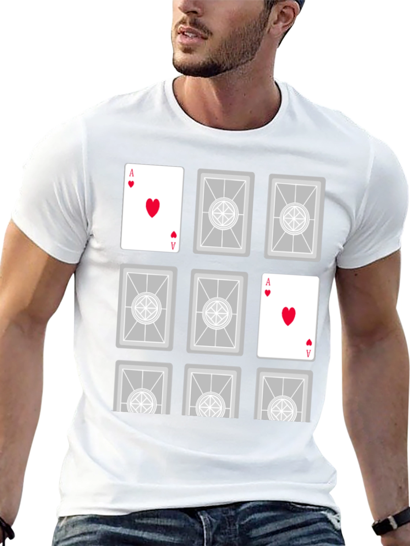 Ace of Hearts Graphic T-Shirt - Playing Card Tee