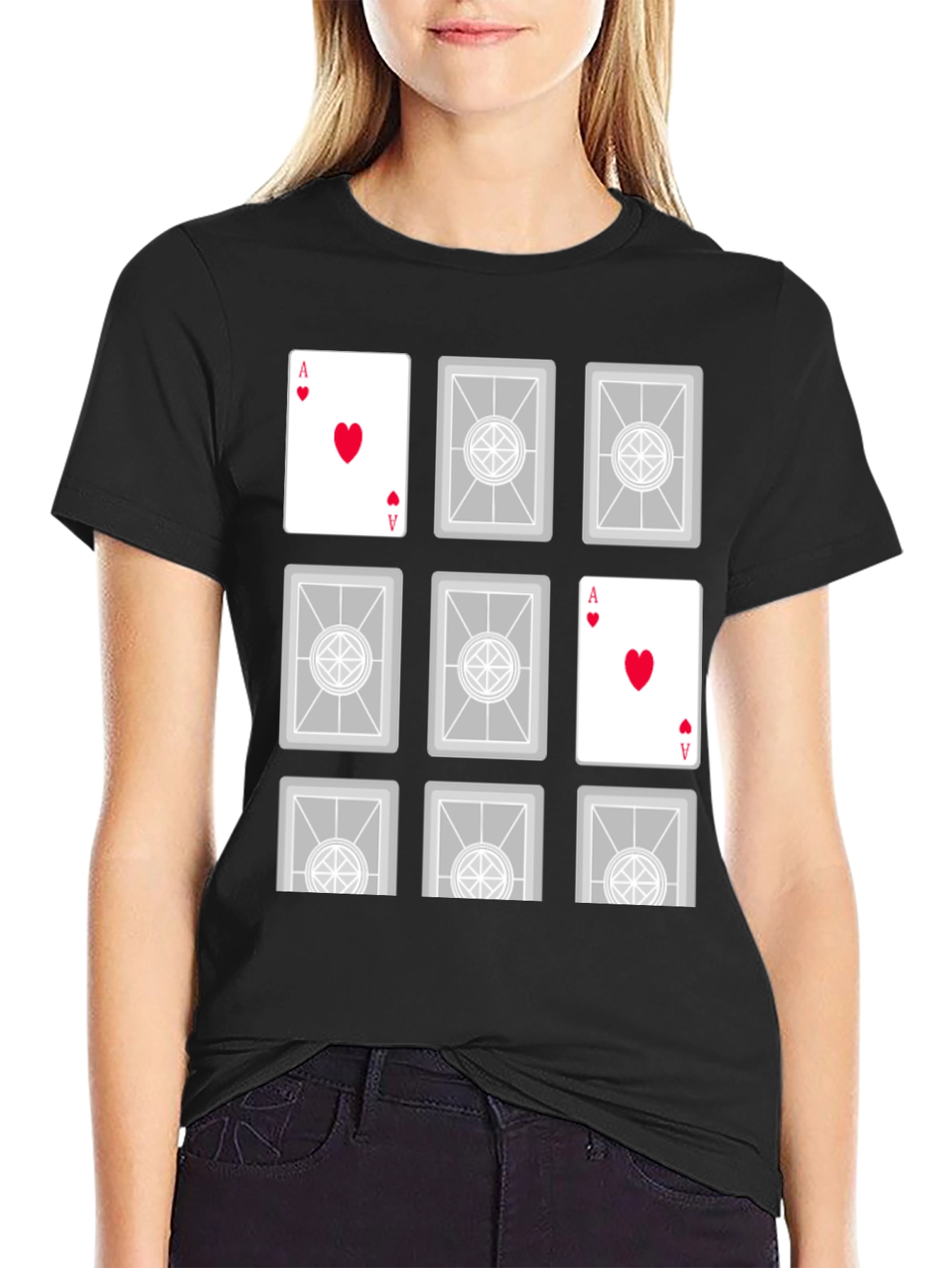 Ace of Hearts Graphic T-Shirt - Playing Card Tee