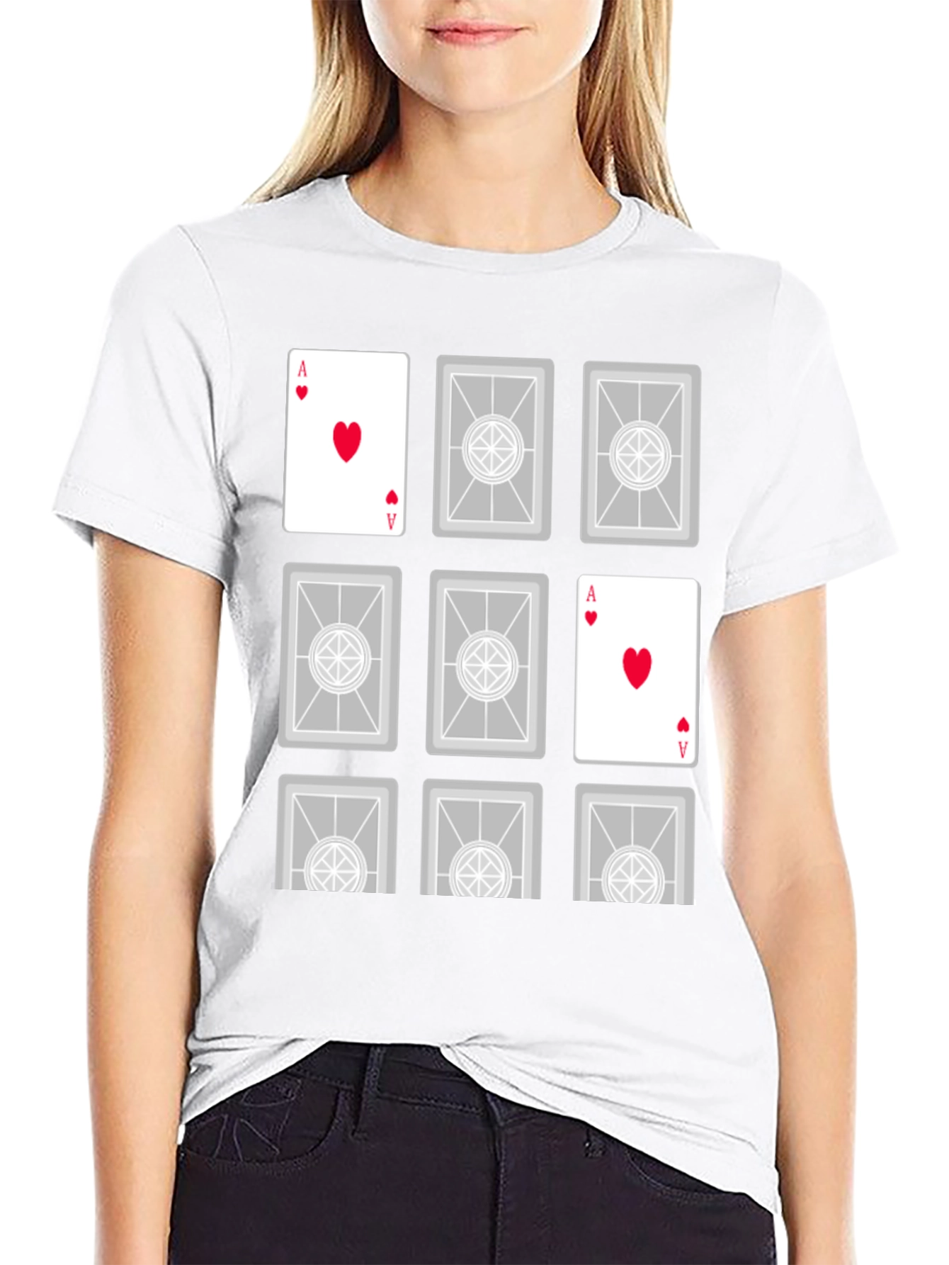 Ace of Hearts Graphic T-Shirt - Playing Card Tee