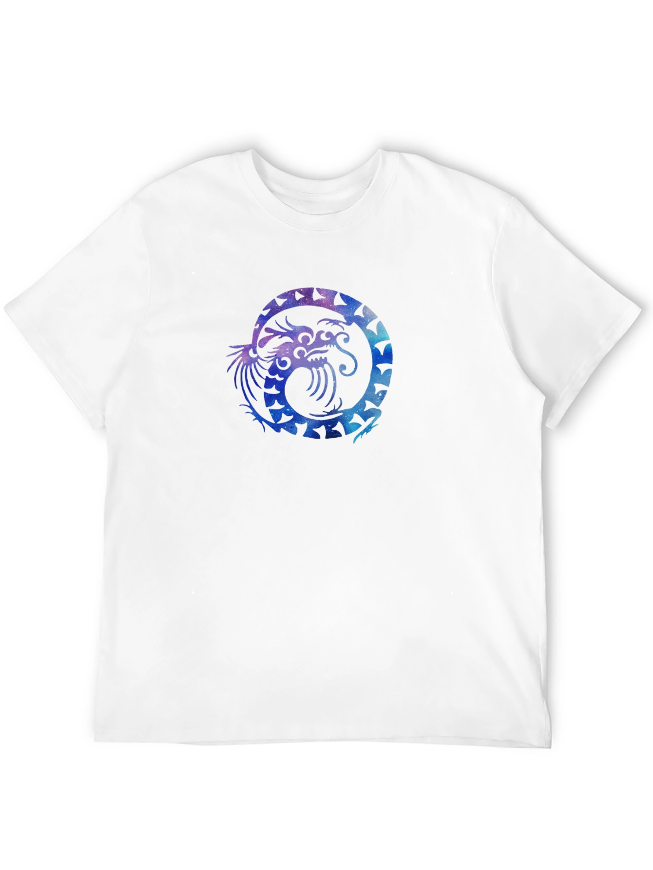 Galaxy Dragon Graphic Black Tee