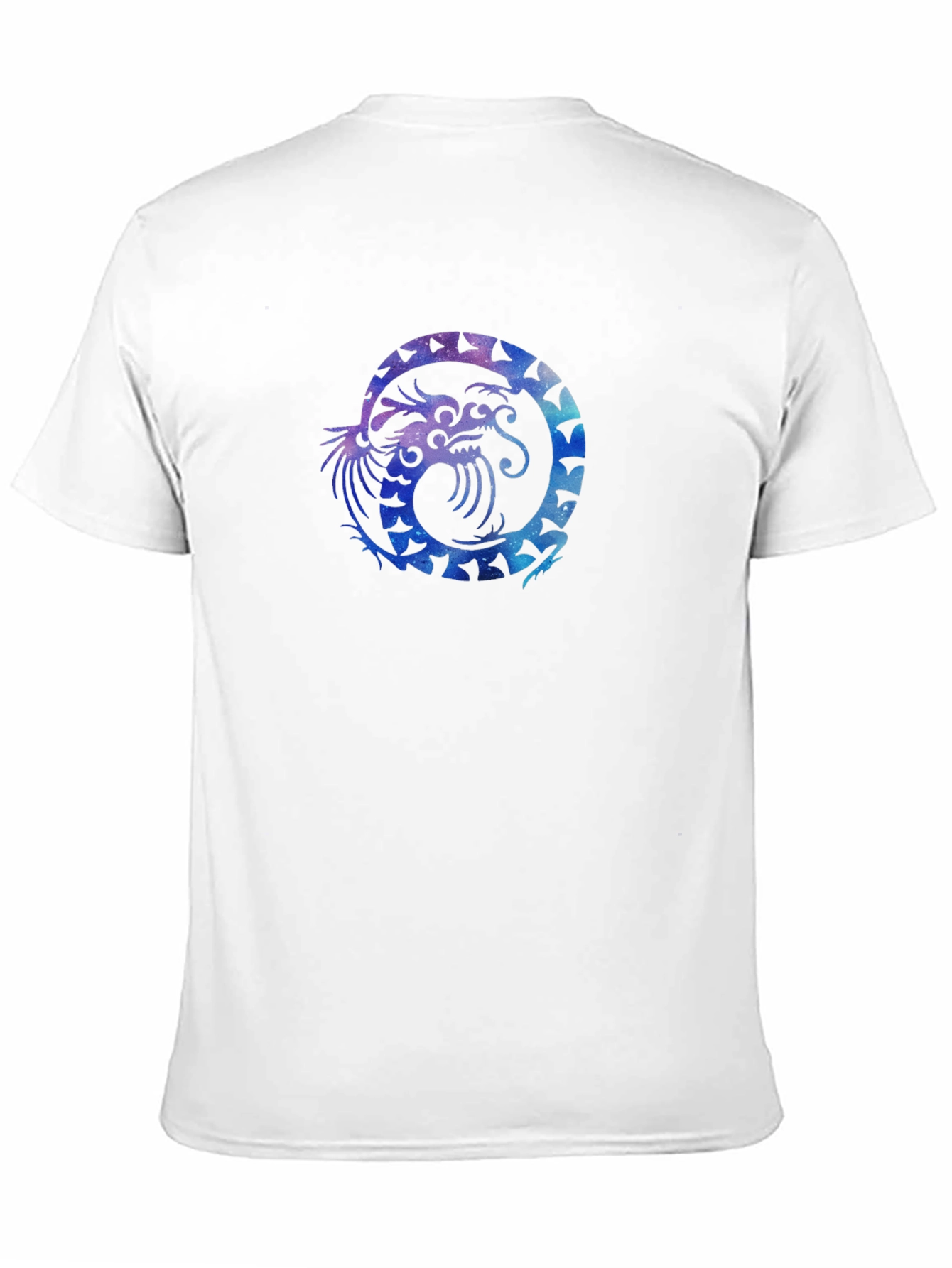 Galaxy Dragon Graphic Black Tee