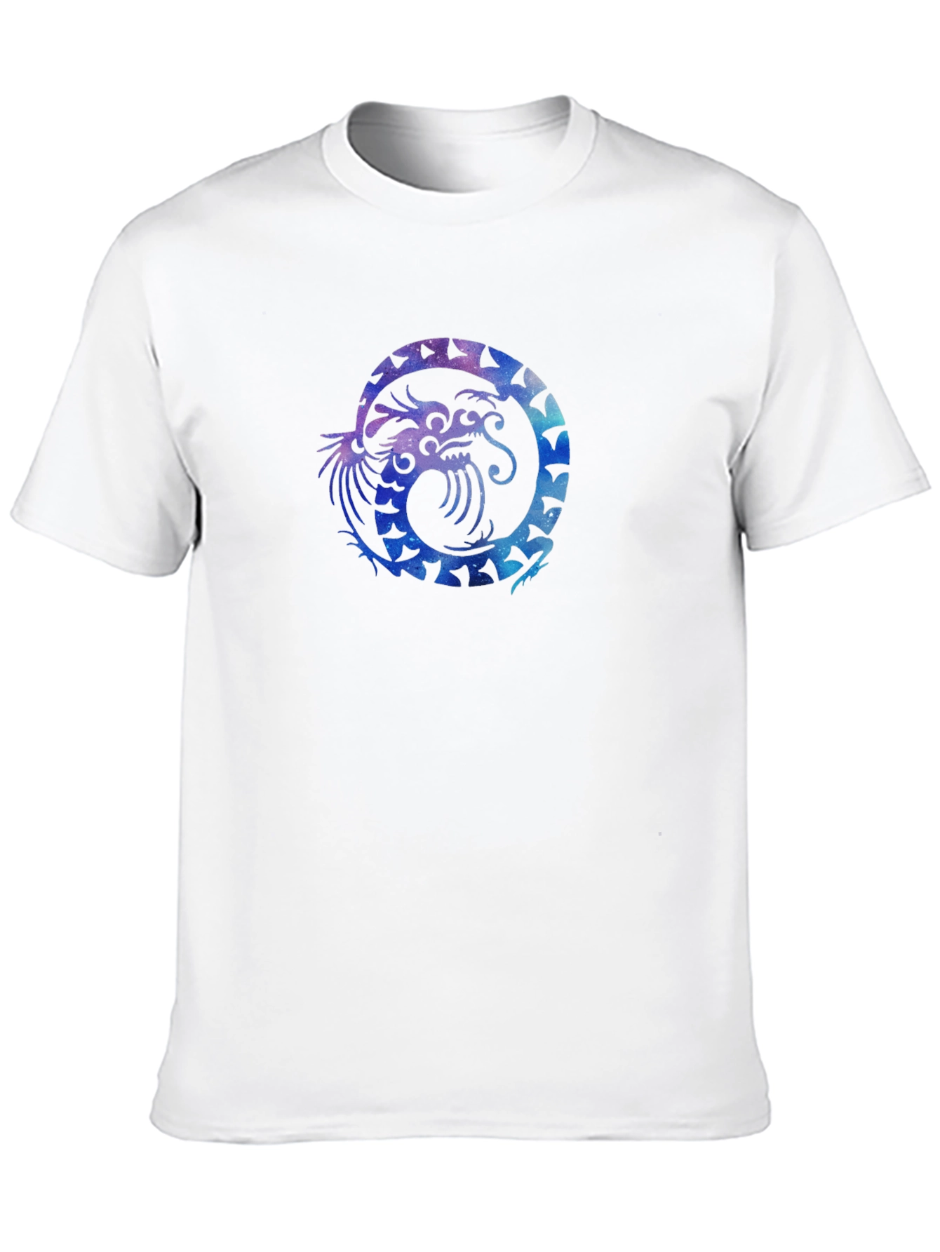 Galaxy Dragon Graphic Black Tee