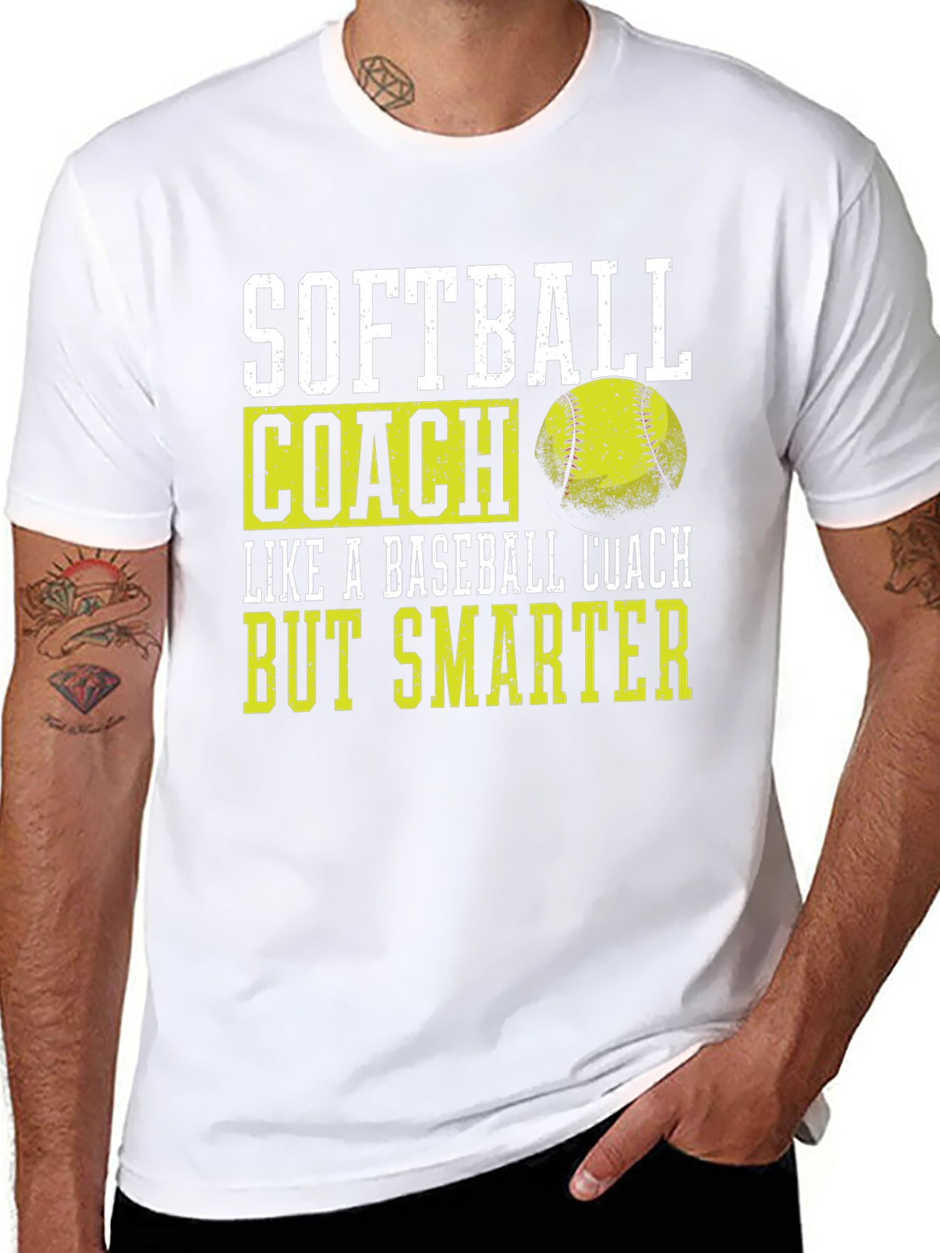 Softball Coach Smarter Graphic Tee