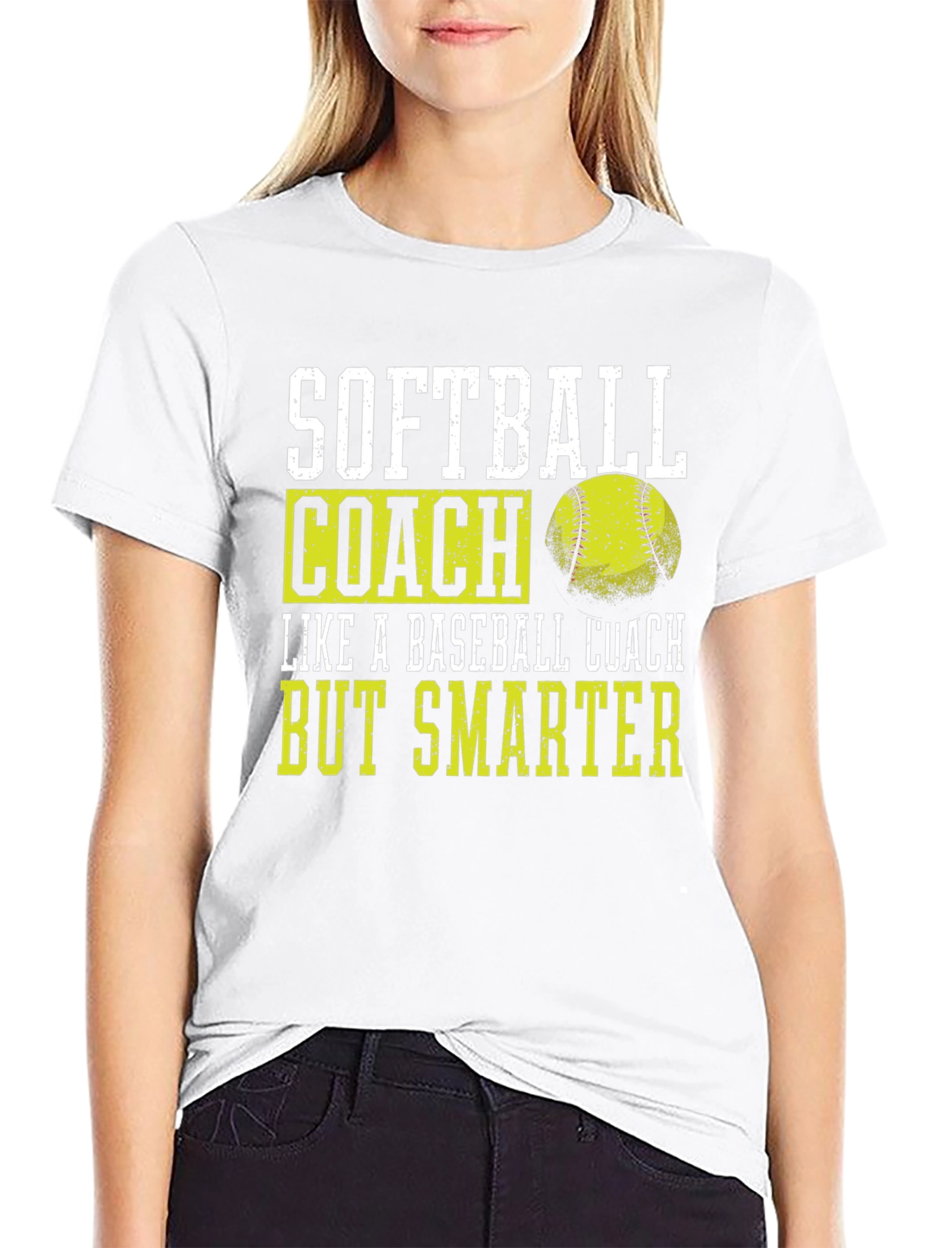 Softball Coach Smarter Graphic Tee